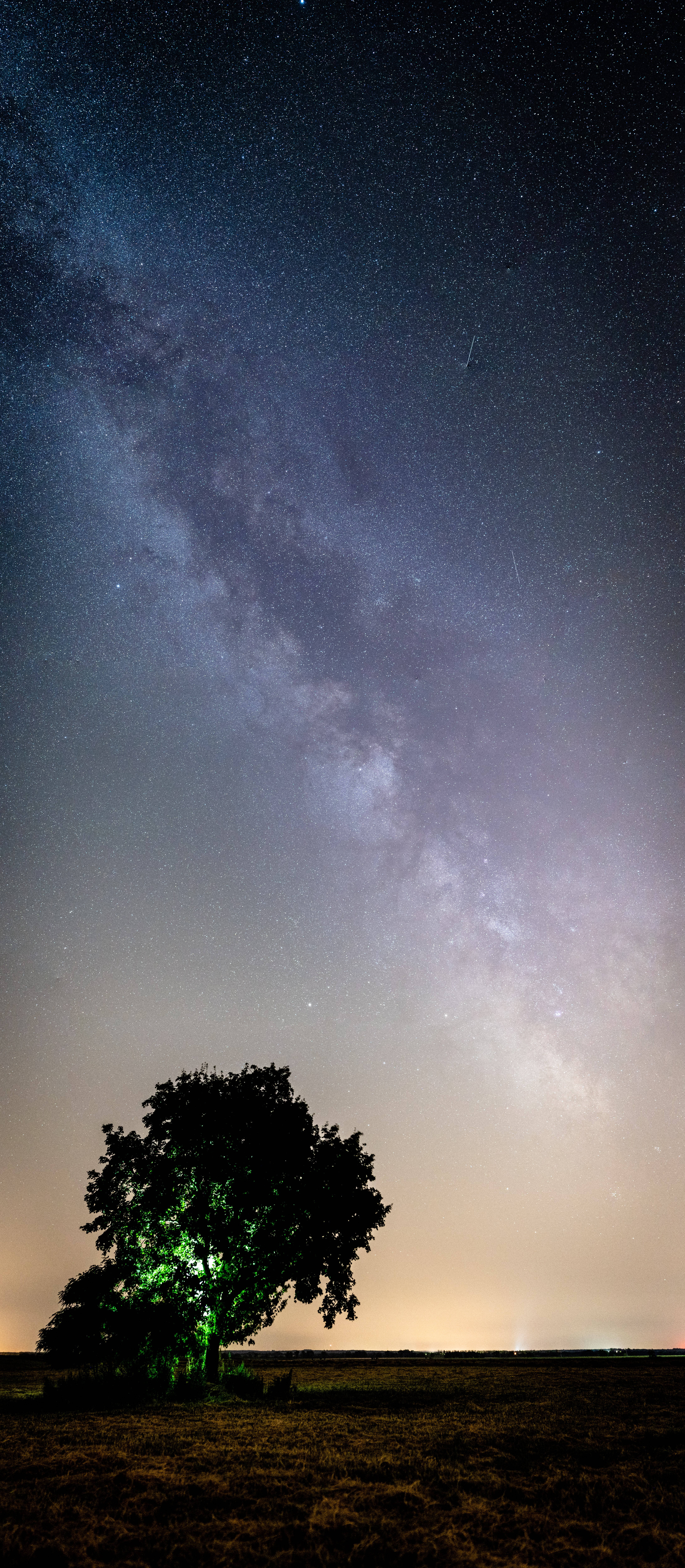高清iPhone乡村夜空 壁纸