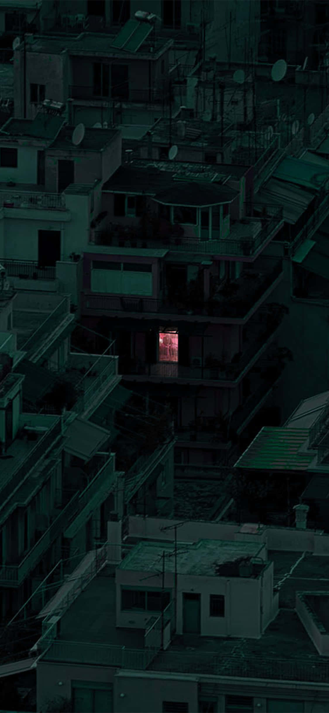 iPhone暗色风格背景 壁纸