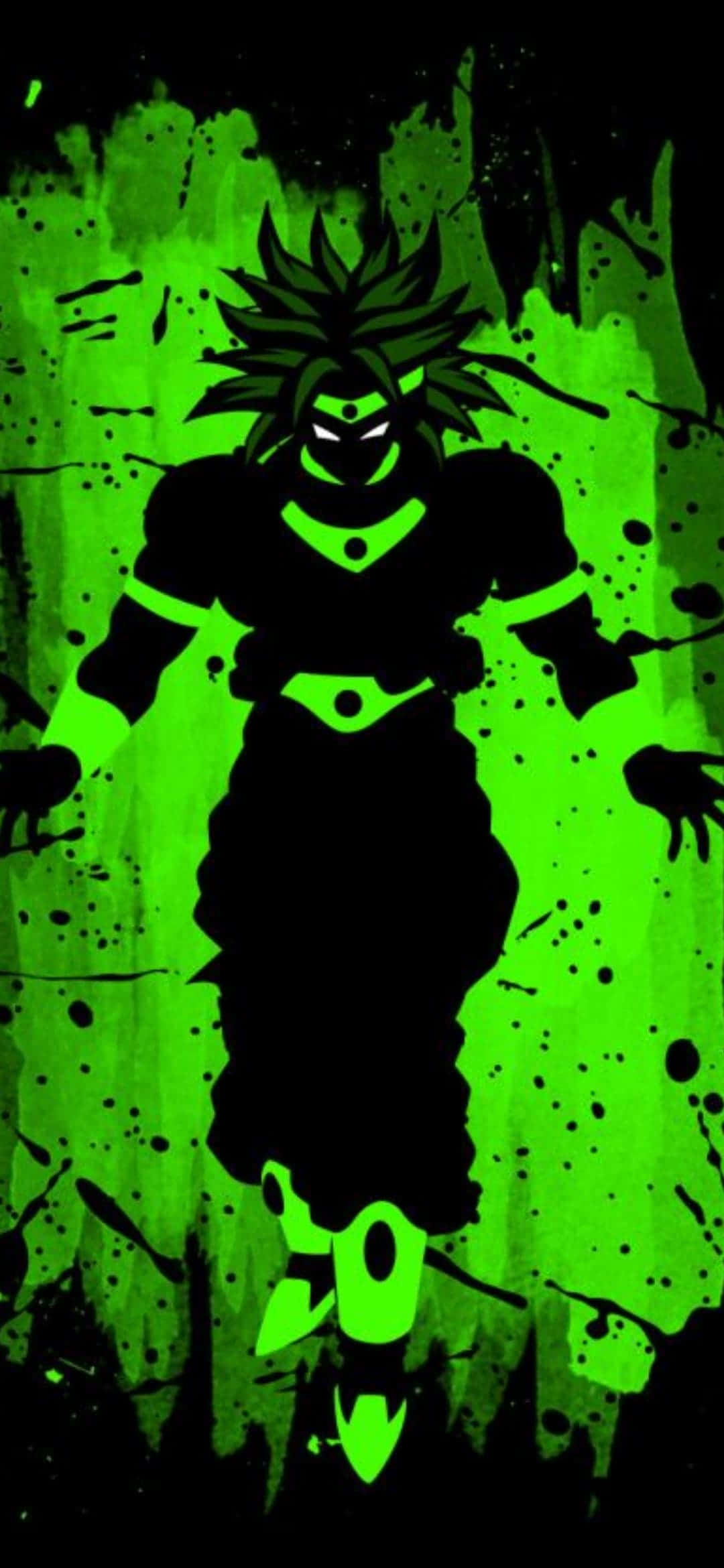 在流畅的Broly Iphone显示屏上轻松滑动 壁纸