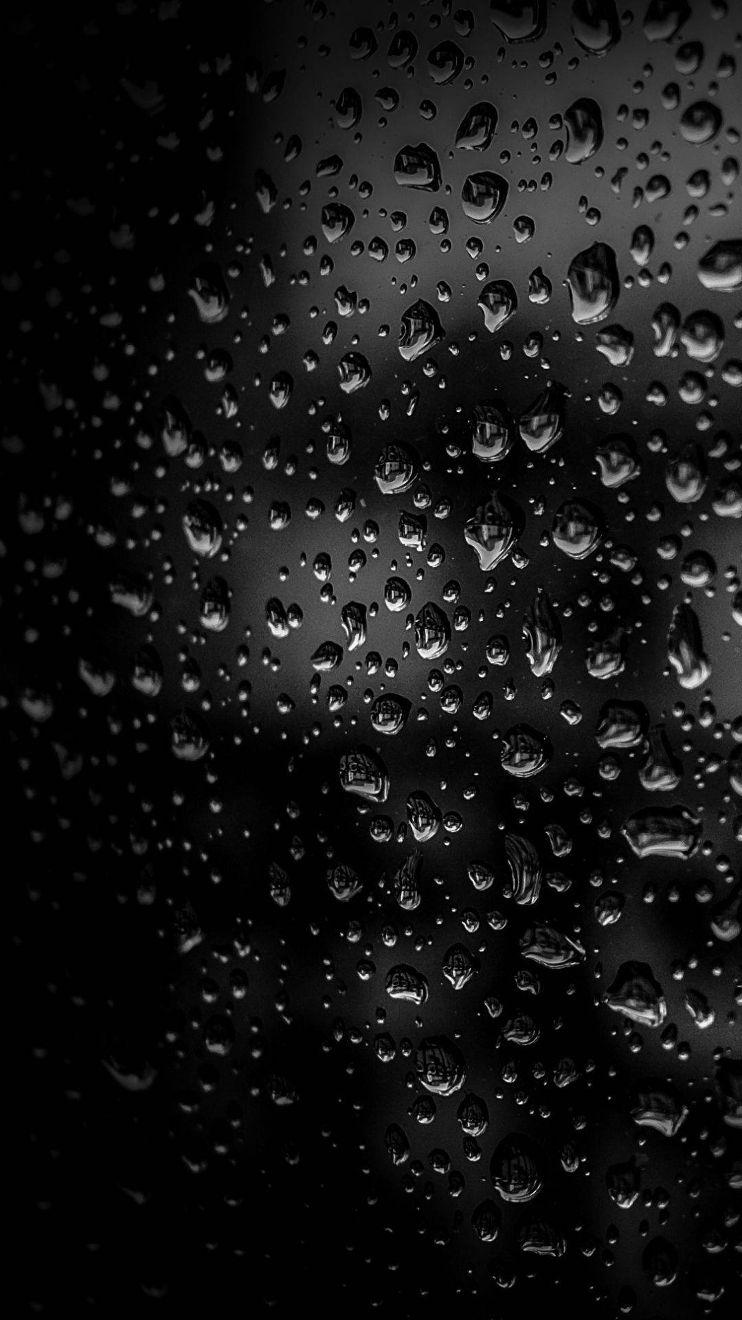 雨滴iPhone暗黑 壁纸