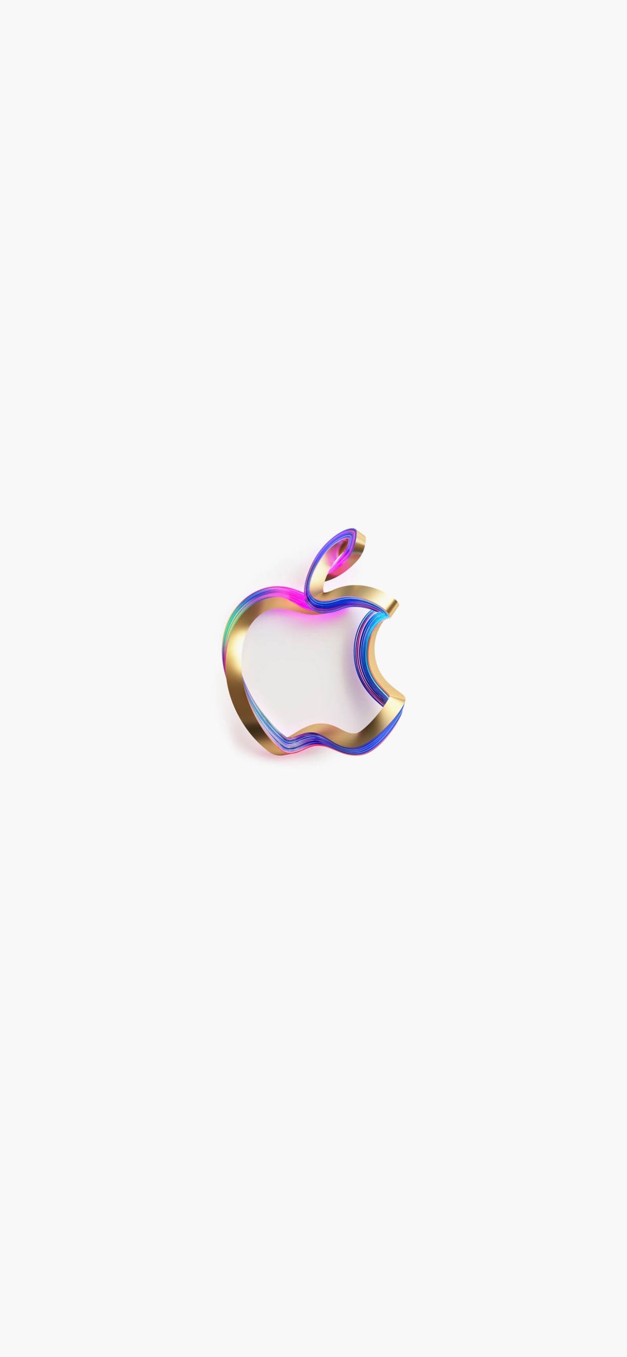 金色苹果标志iPhone 壁纸