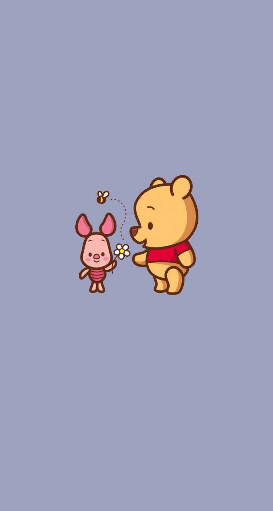 维尼与小猪可爱iPhone壁纸 壁纸
