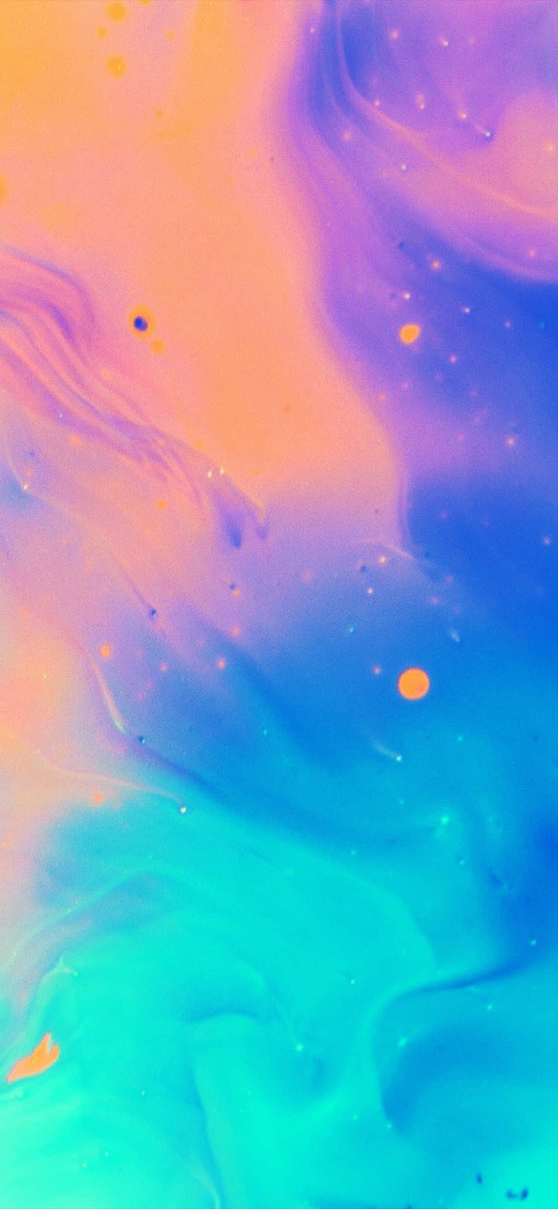 "让你的手机像生活一样多彩——用一款柔和彩虹iPhone" 壁纸
