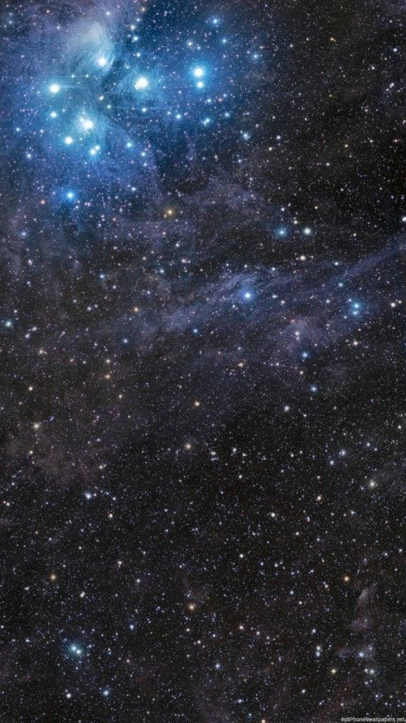 眩目蓝星太空iPhone壁纸 壁纸