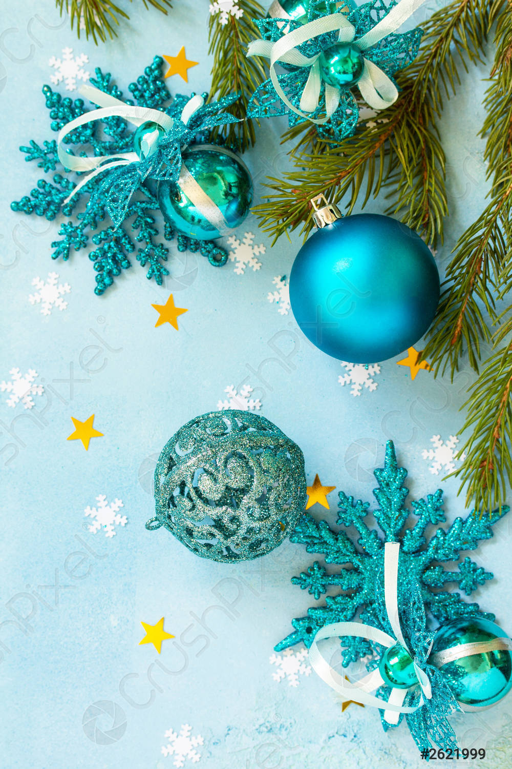 圣诞美学绿色球体iPhone壁纸 壁纸
