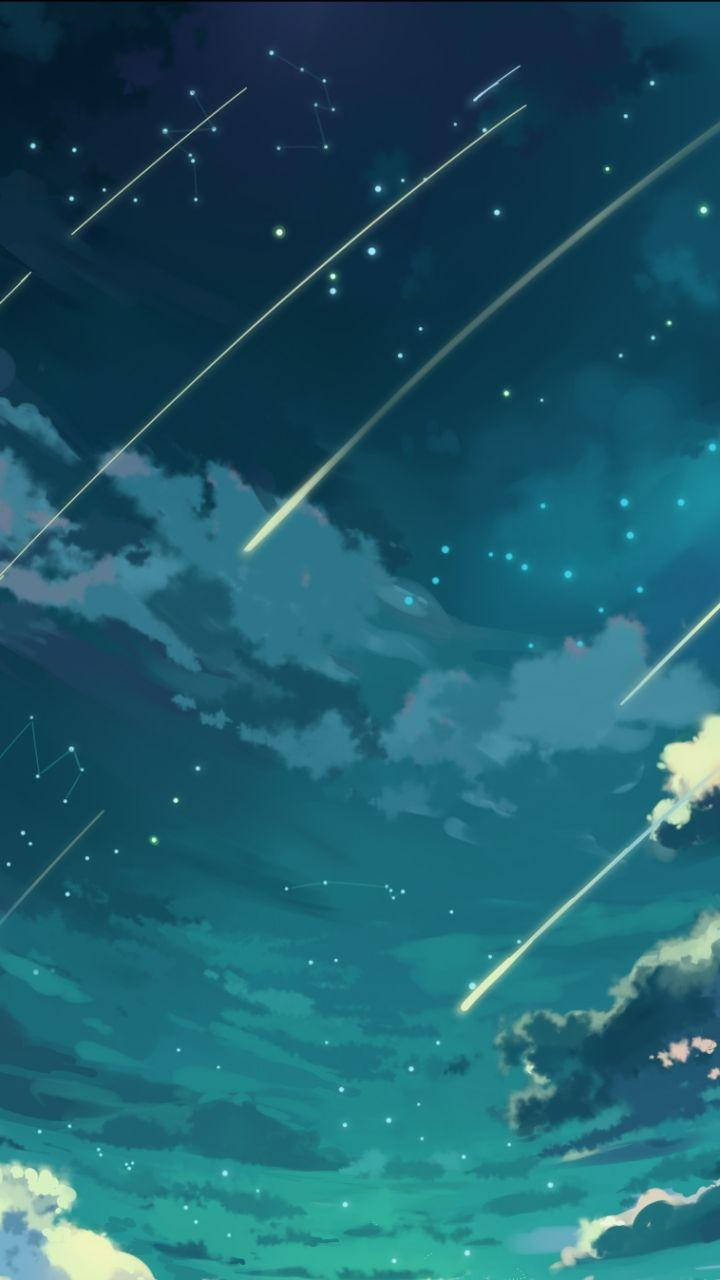 流星与星座iPhone SE 壁纸