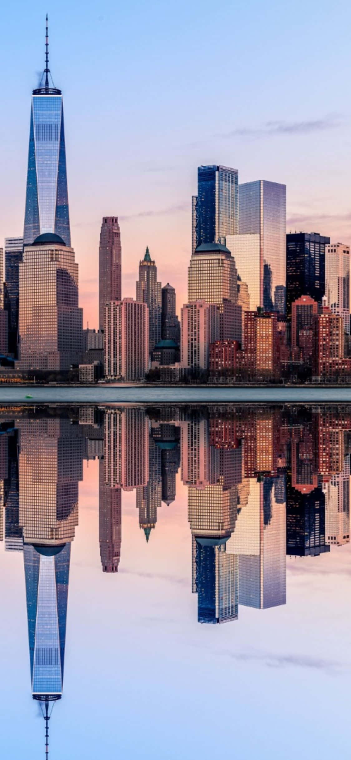iPhone X壁纸：纽约市天际线的绝美景色 壁纸