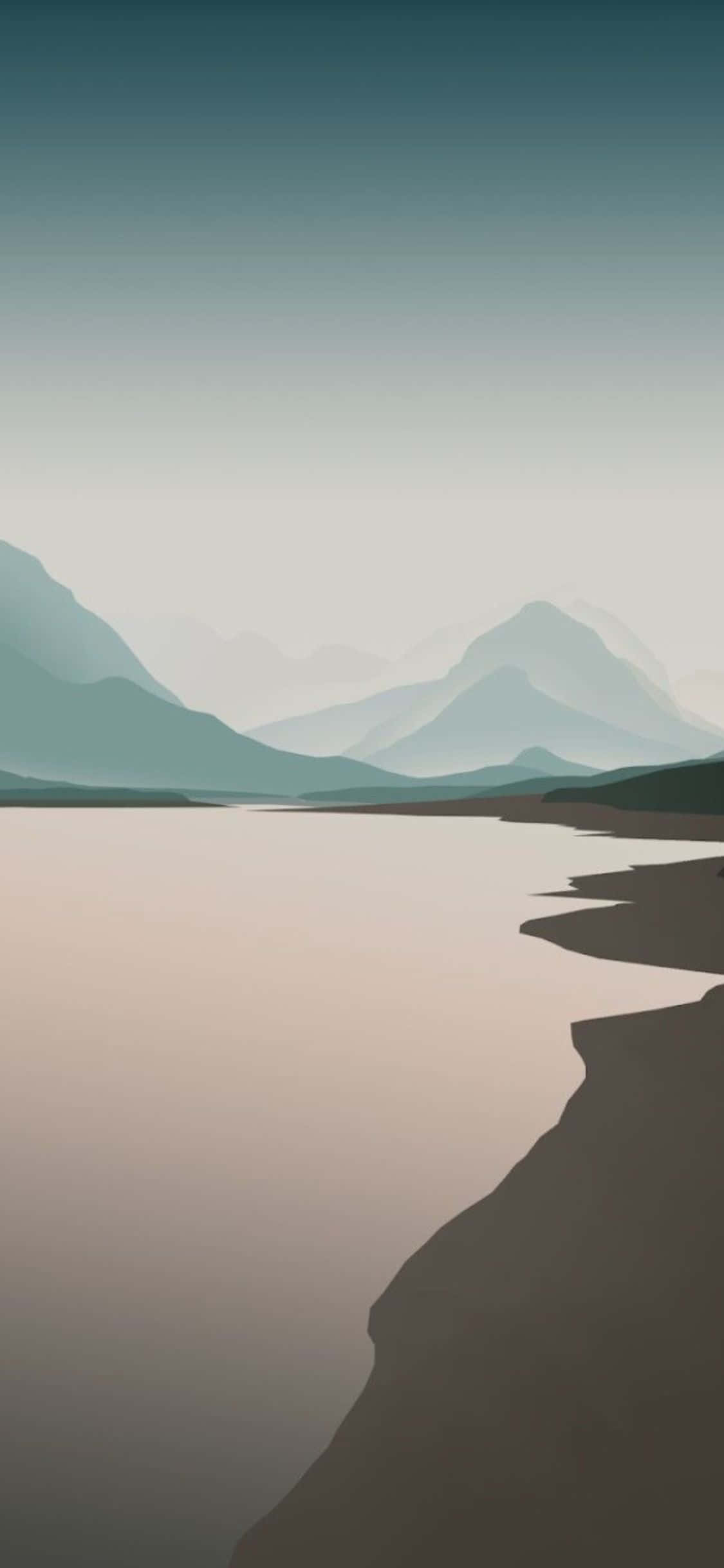 简约iPhone X背景 壁纸