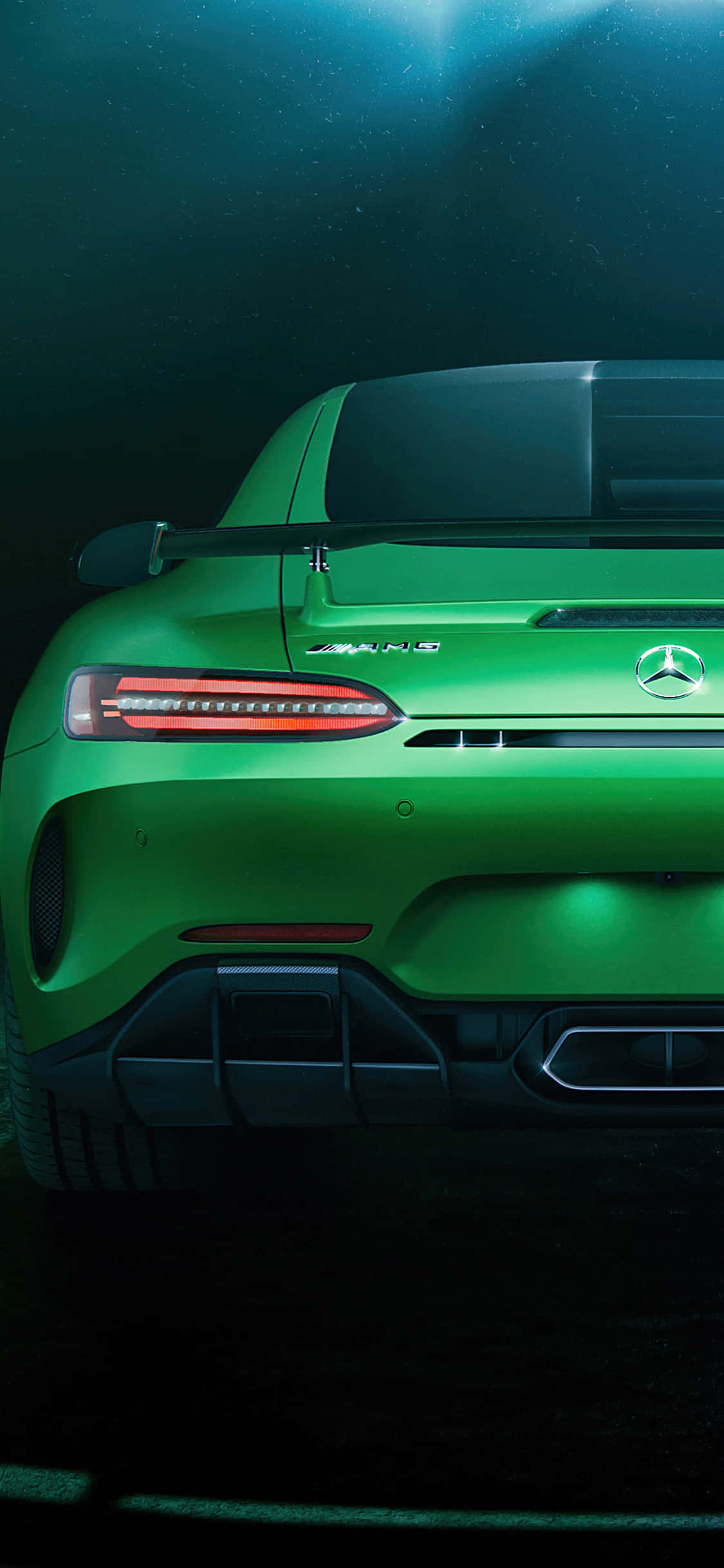 iPhone X AMG GT-R AMG GT尾灯背景 壁纸
