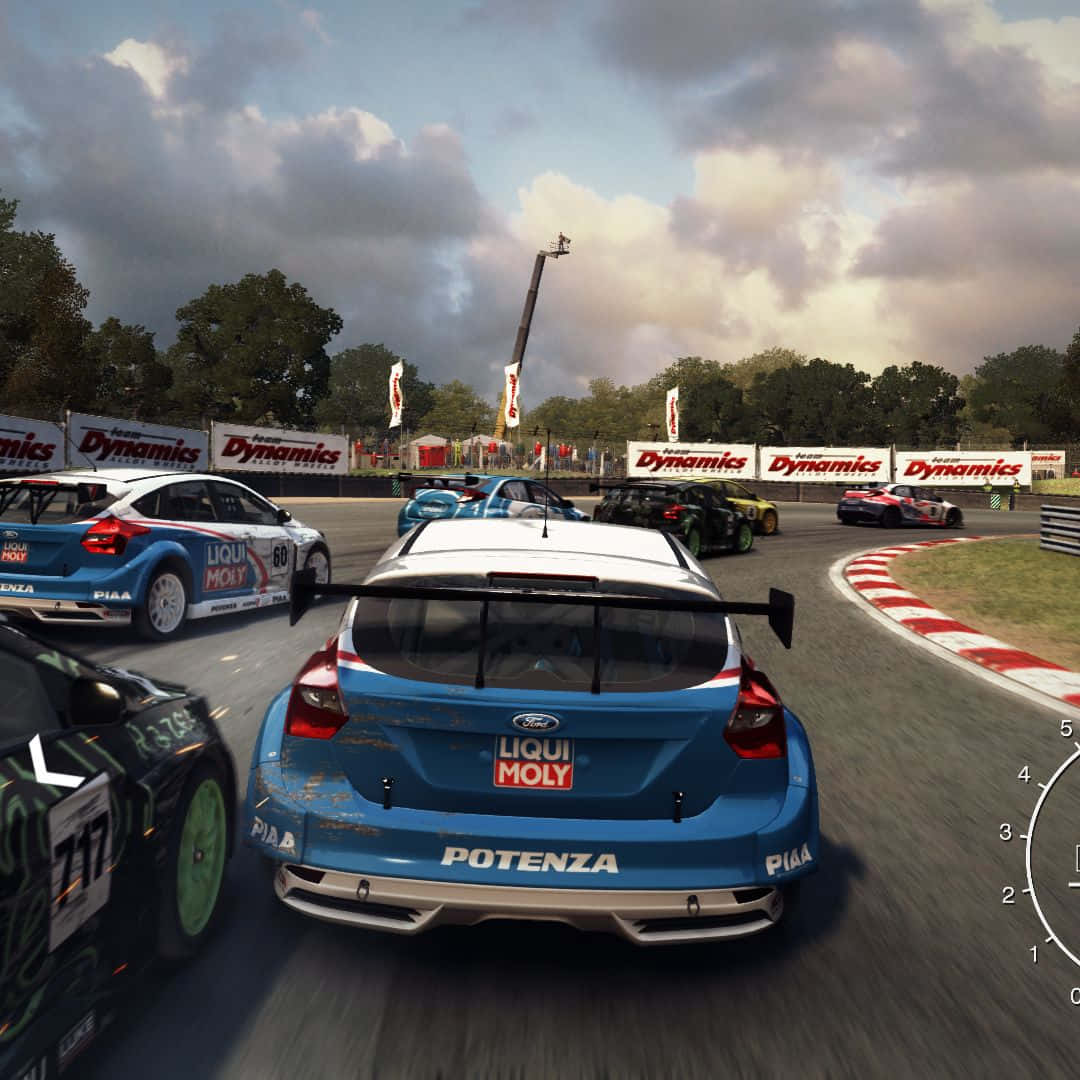 iPhone X Grid Autosport 背景与 Liqui Moly 壁纸