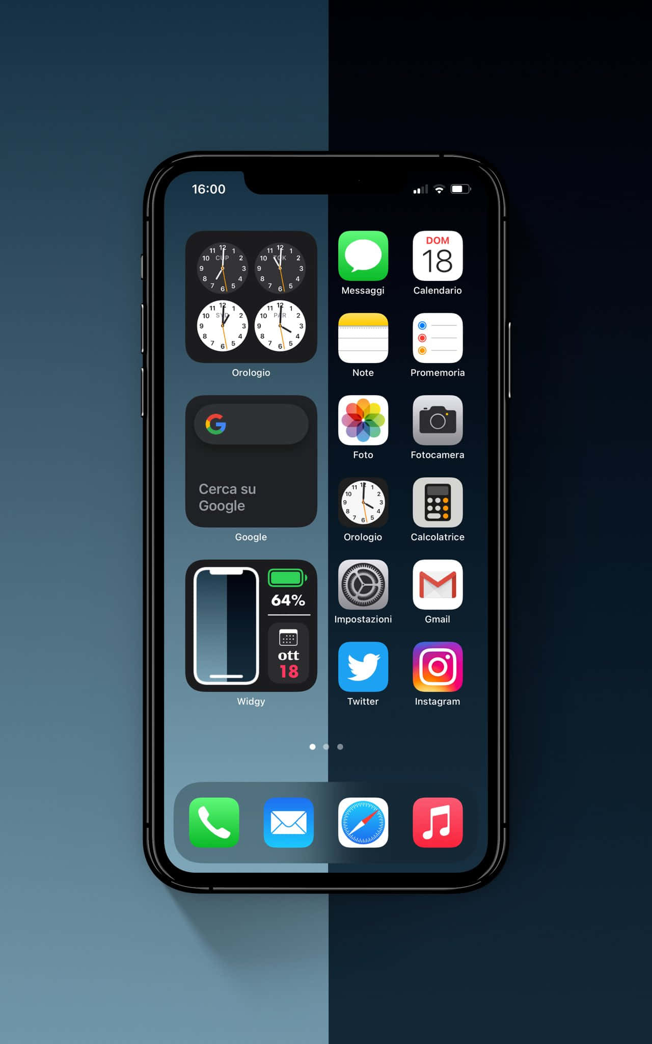 iPhone X PSD 样机 壁纸