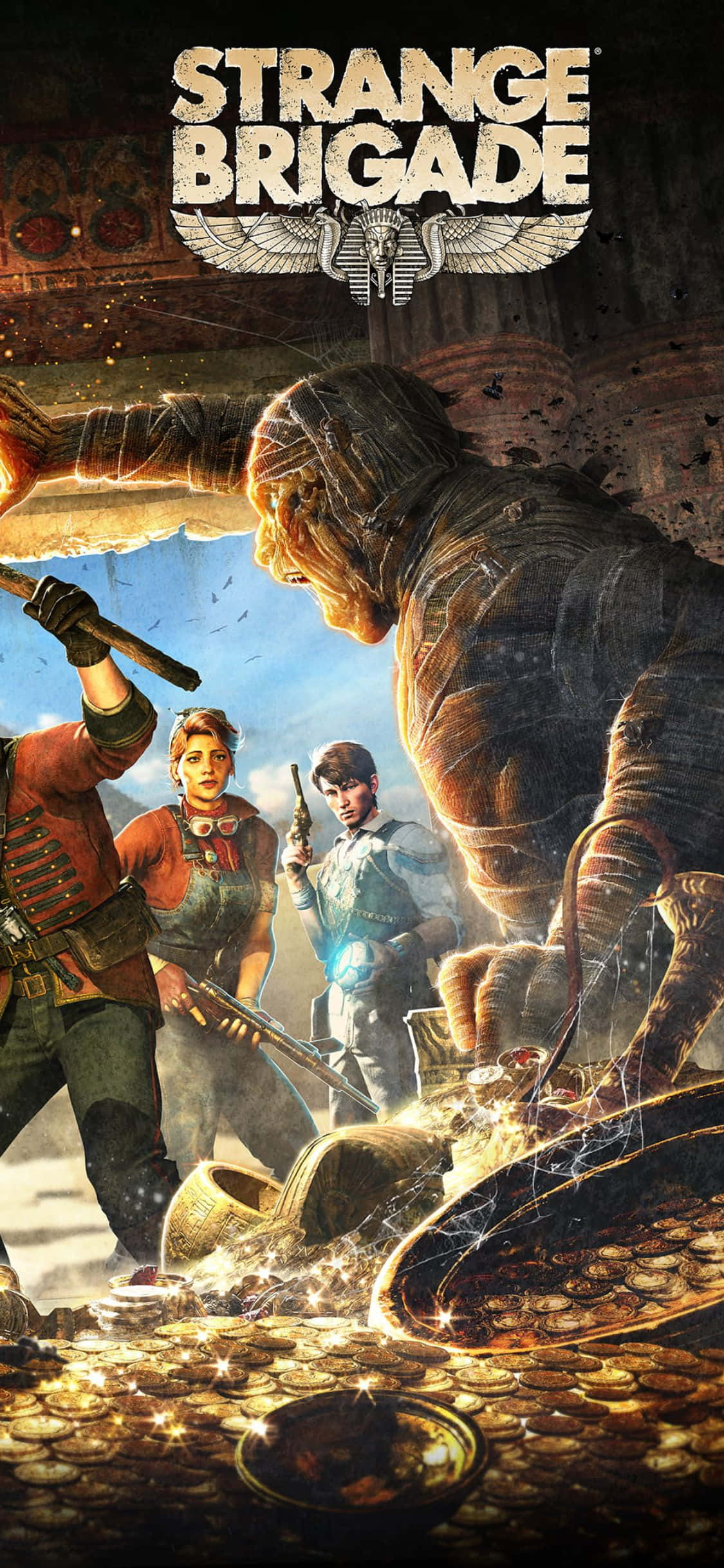僵尸守护宝藏 iPhone X Strange Brigade 背景 壁纸