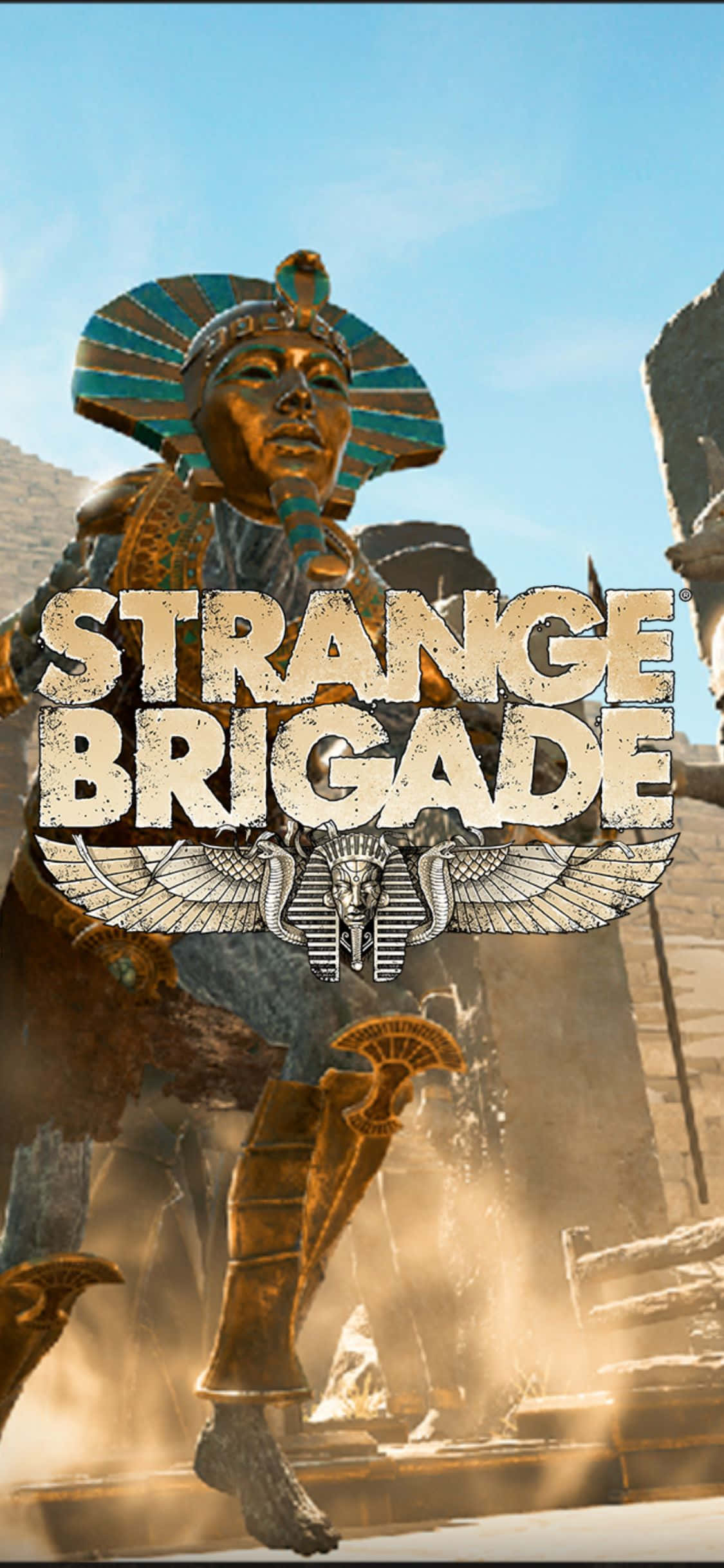 法老与贝斯金字塔 iPhone X Strange Brigade 背景 壁纸