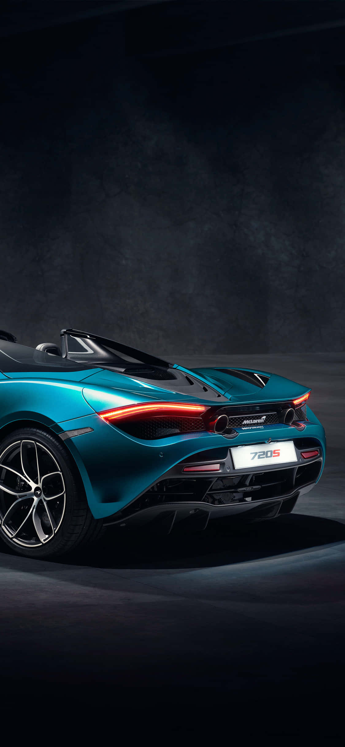 iPhone X 迈凯伦 720s Spider Pista 背景 壁纸