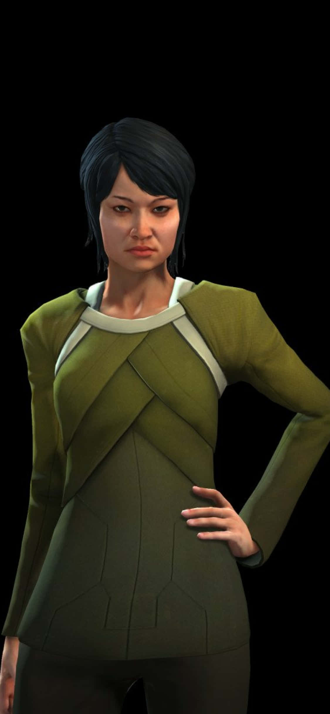 iPhone X《Civilization Beyond Earth》女性角色背景 壁纸