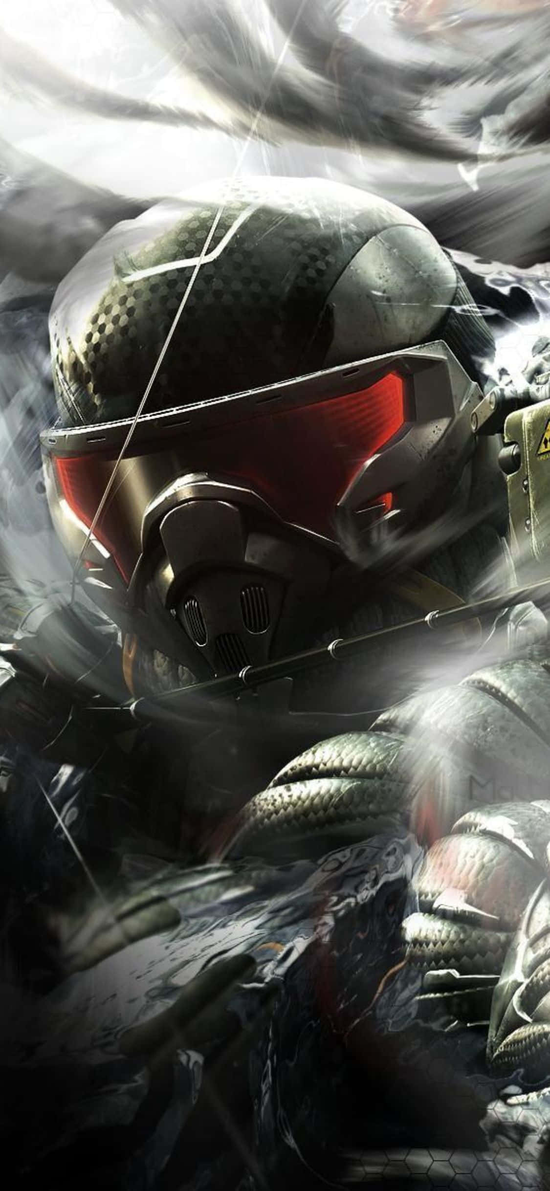 在iPhone X上体验《Crysis 3》的 thrilling 游戏冒险 壁纸