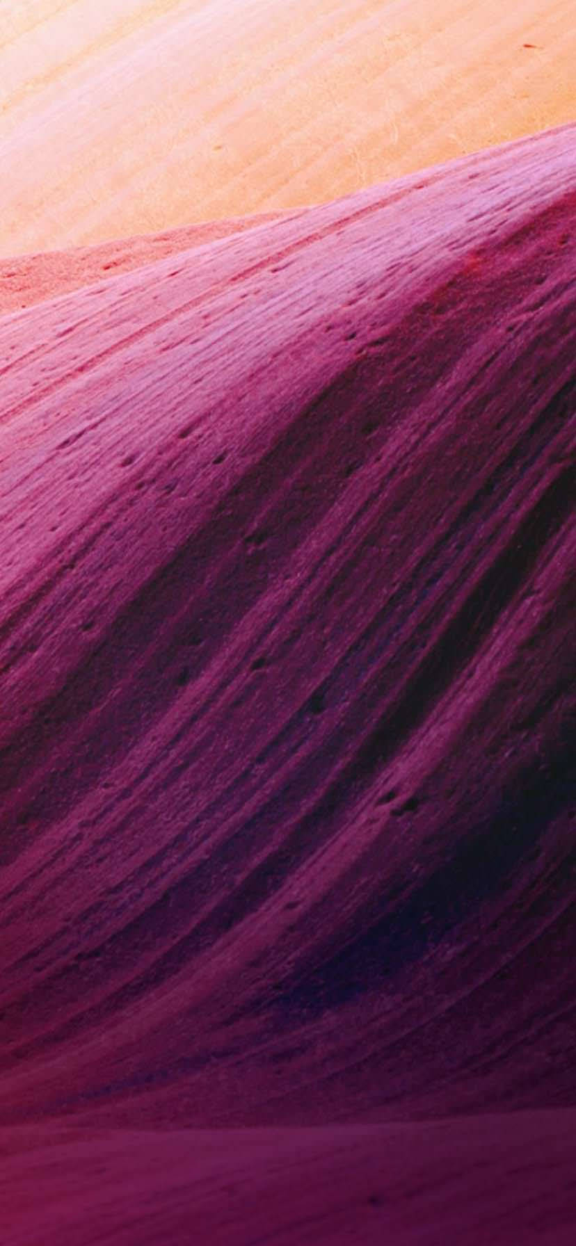 iPhone XR 米色紫色曲线 壁纸