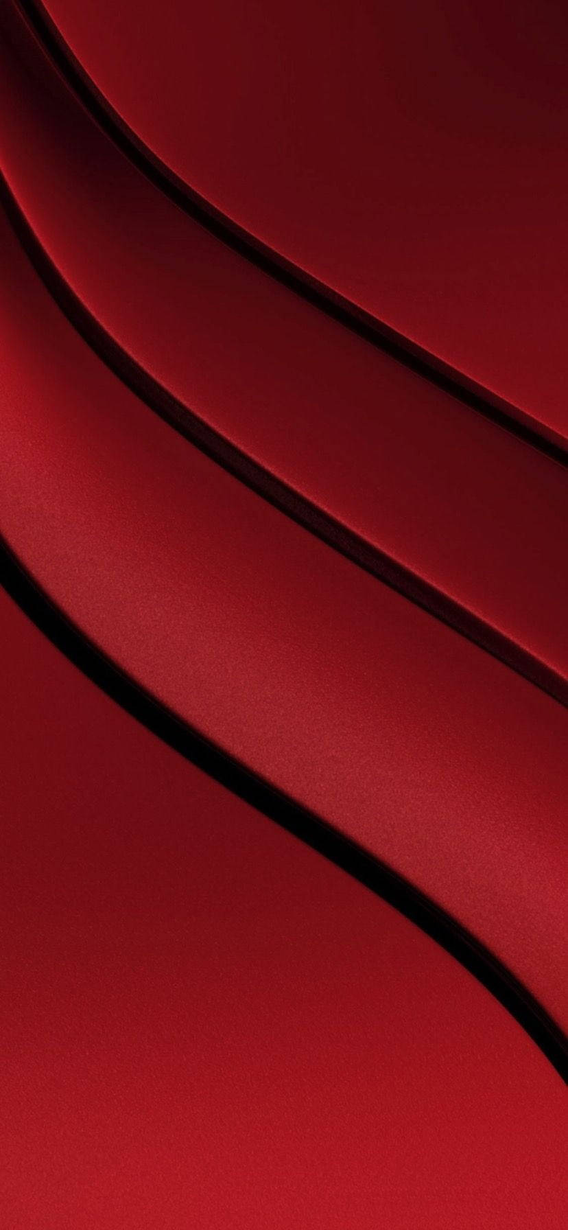 iPhone XR 红色3D层纹 壁纸