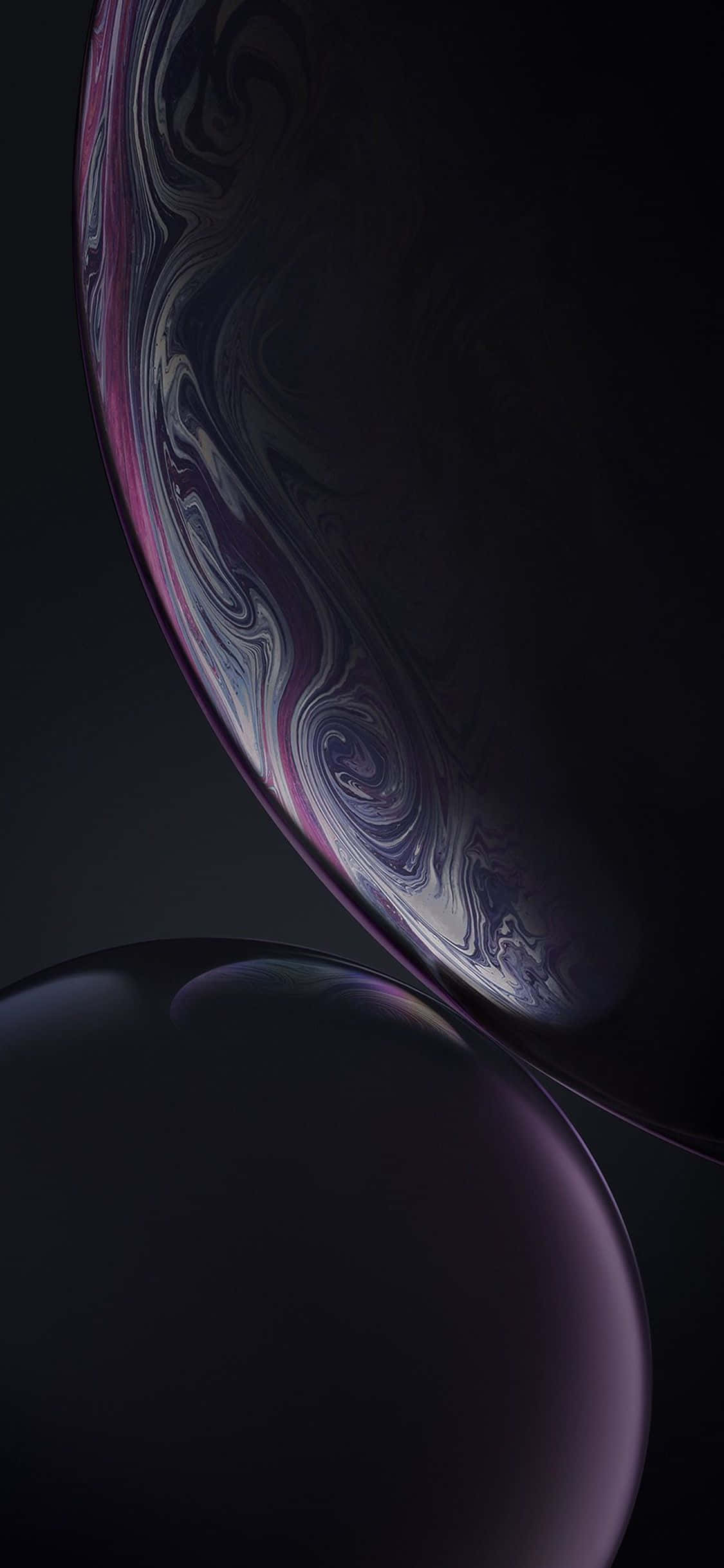 苹果iPhone XS气泡抽象壁纸 壁纸