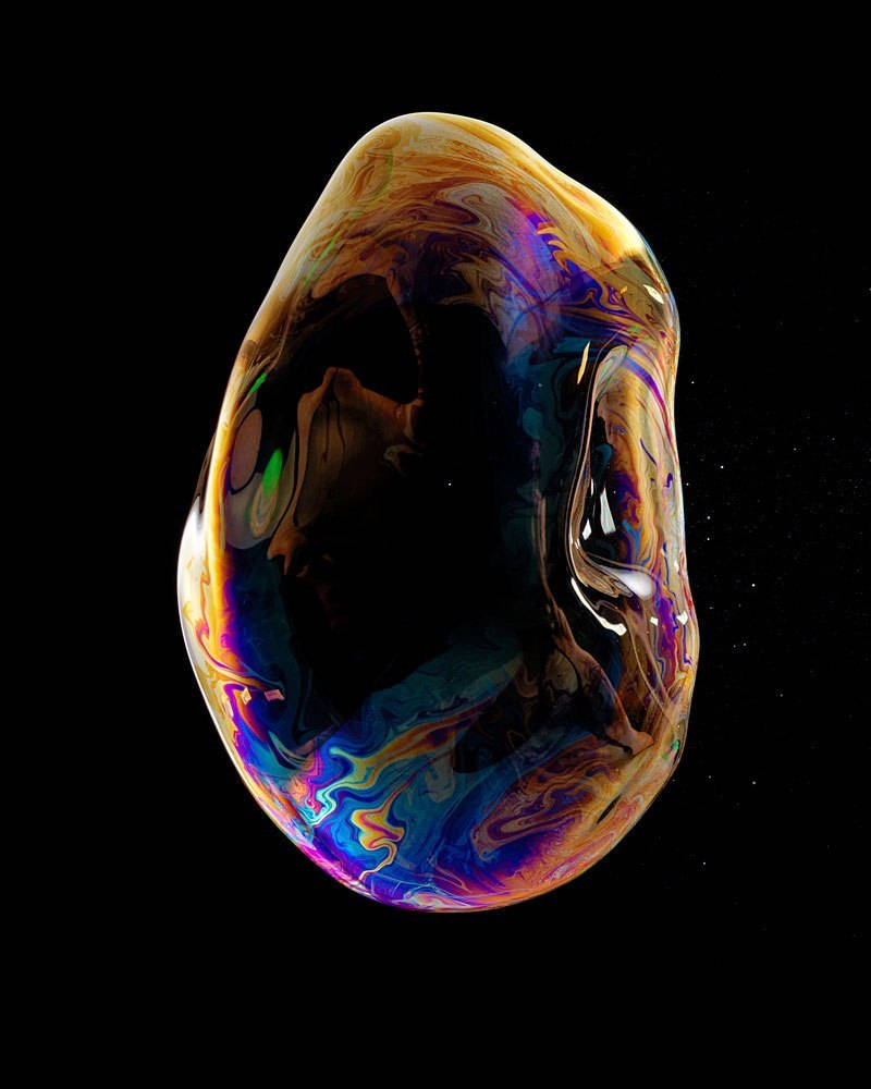 iPhone Xs扭曲圆圈 壁纸