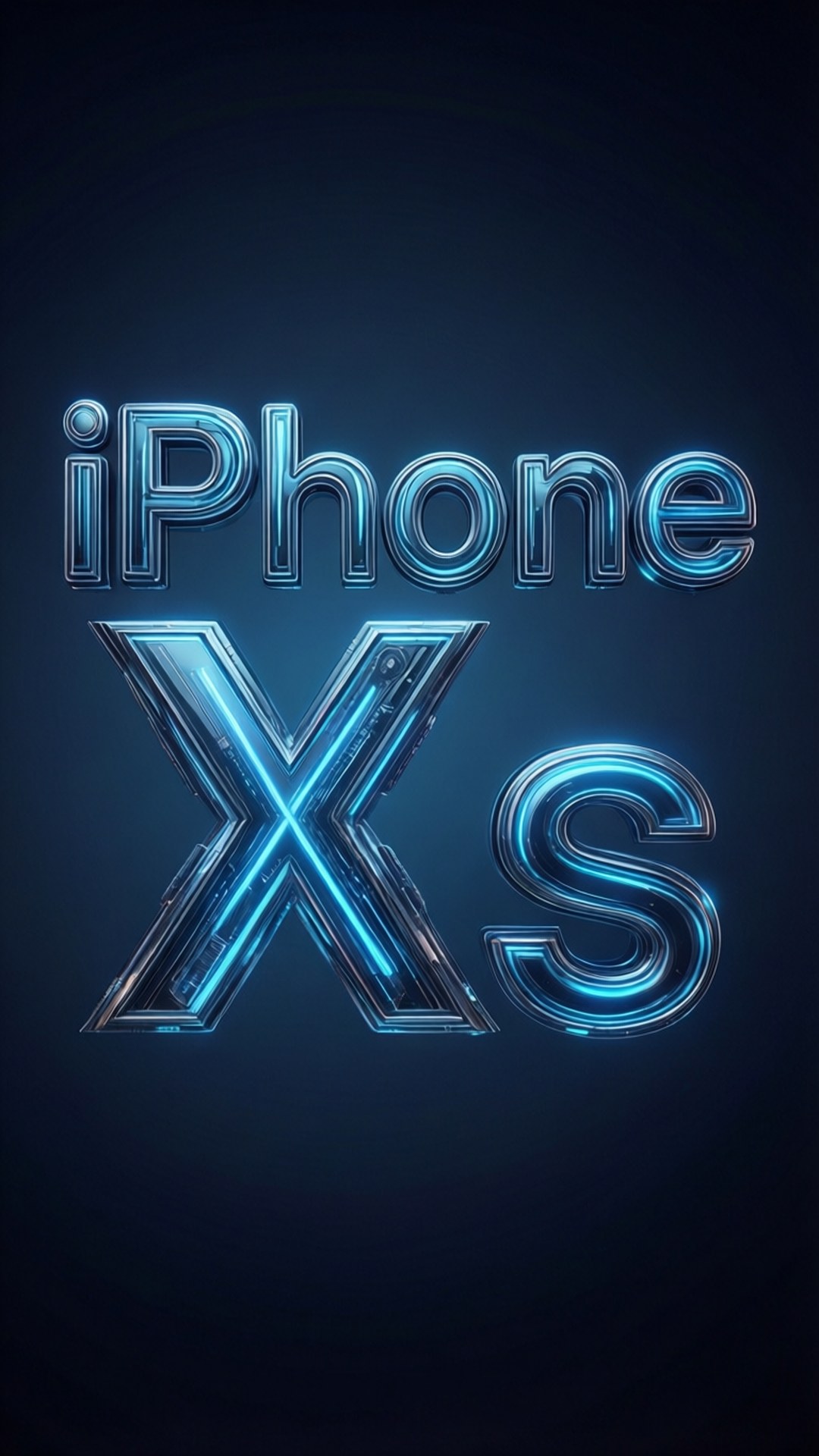 iPhone Xs 字体设计 壁纸