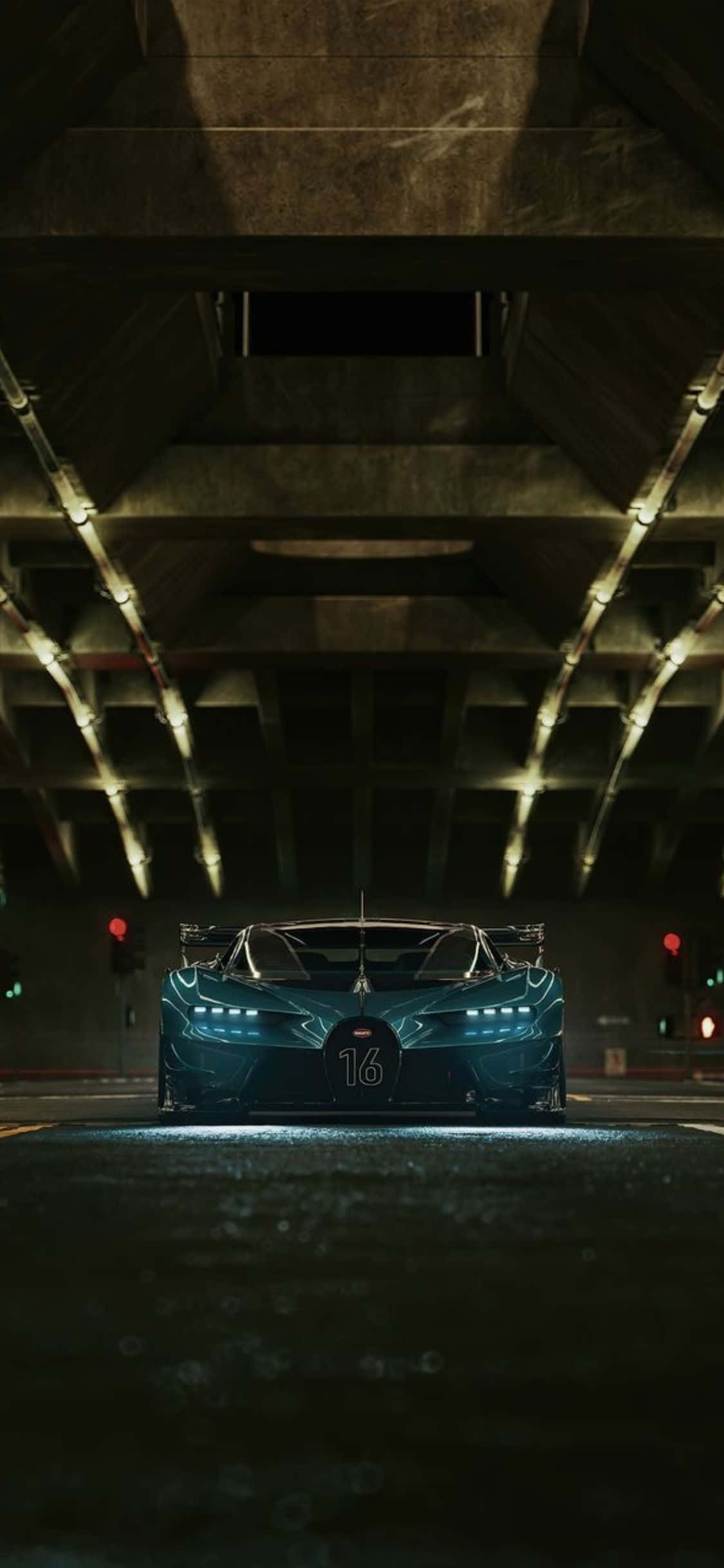 体验iPhone Xs Bugatti的最快驾驶 壁纸