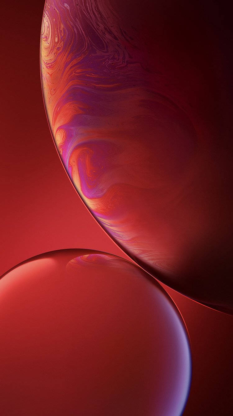 iPhone Xs 红色星球 壁纸