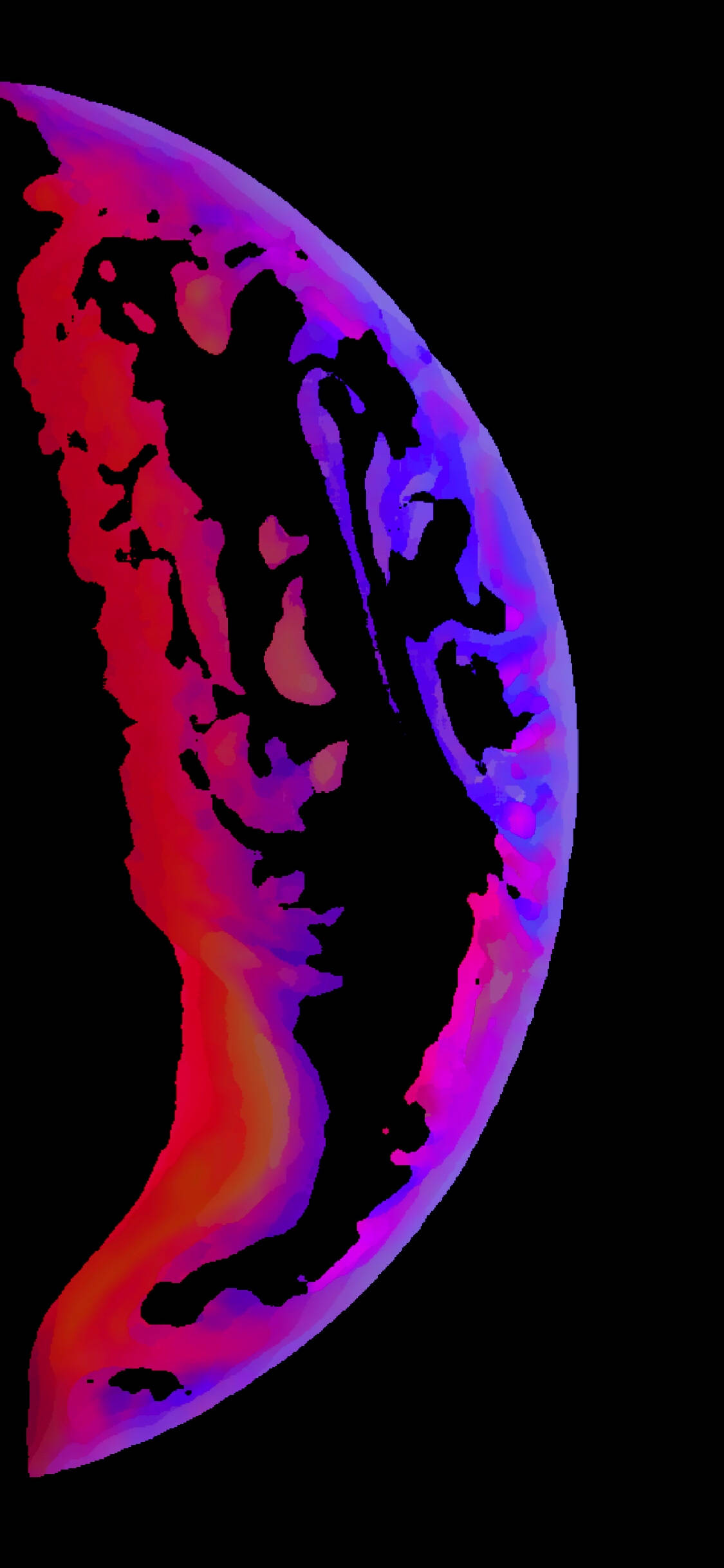 iPhone Xs 半月 壁纸