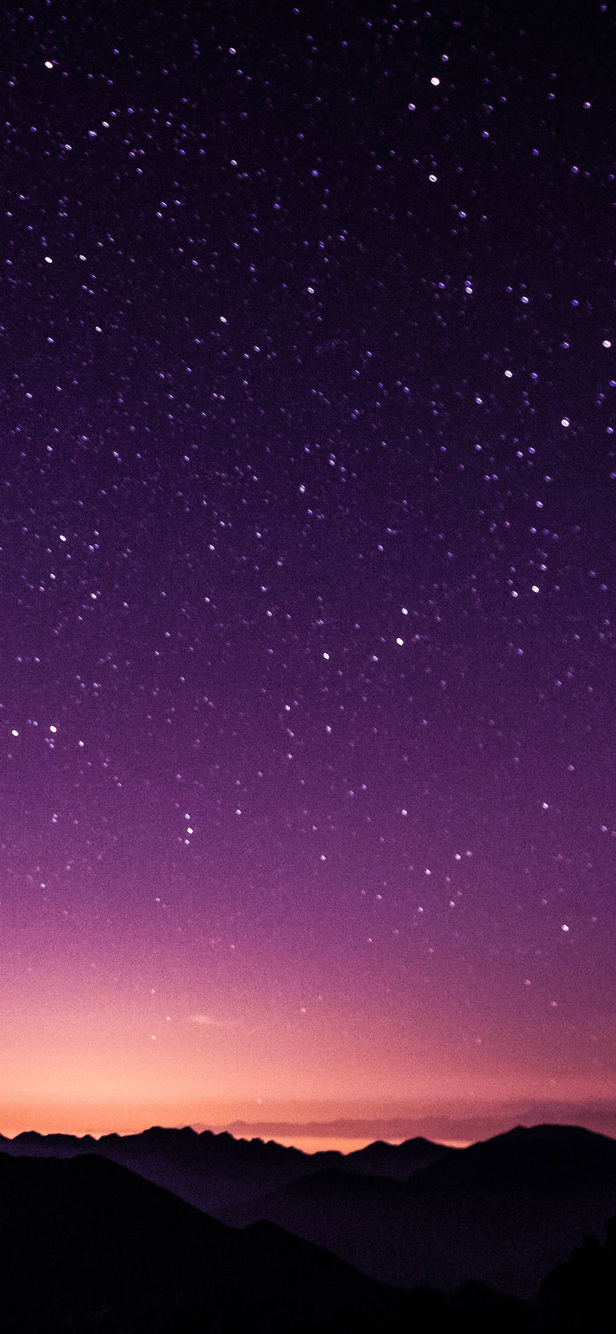iPhone XS Max OLED紫色星空壁纸 壁纸