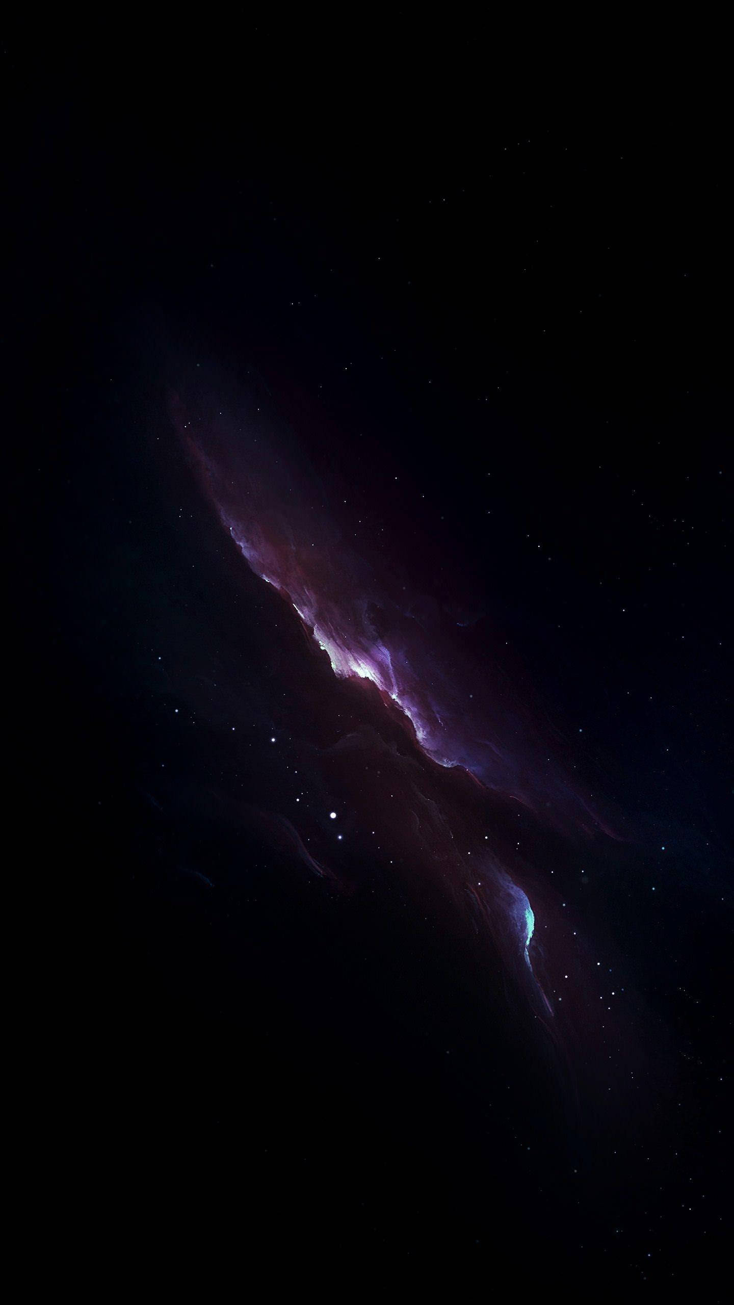 iPhone XS Max OLED 紫色星云 壁纸
