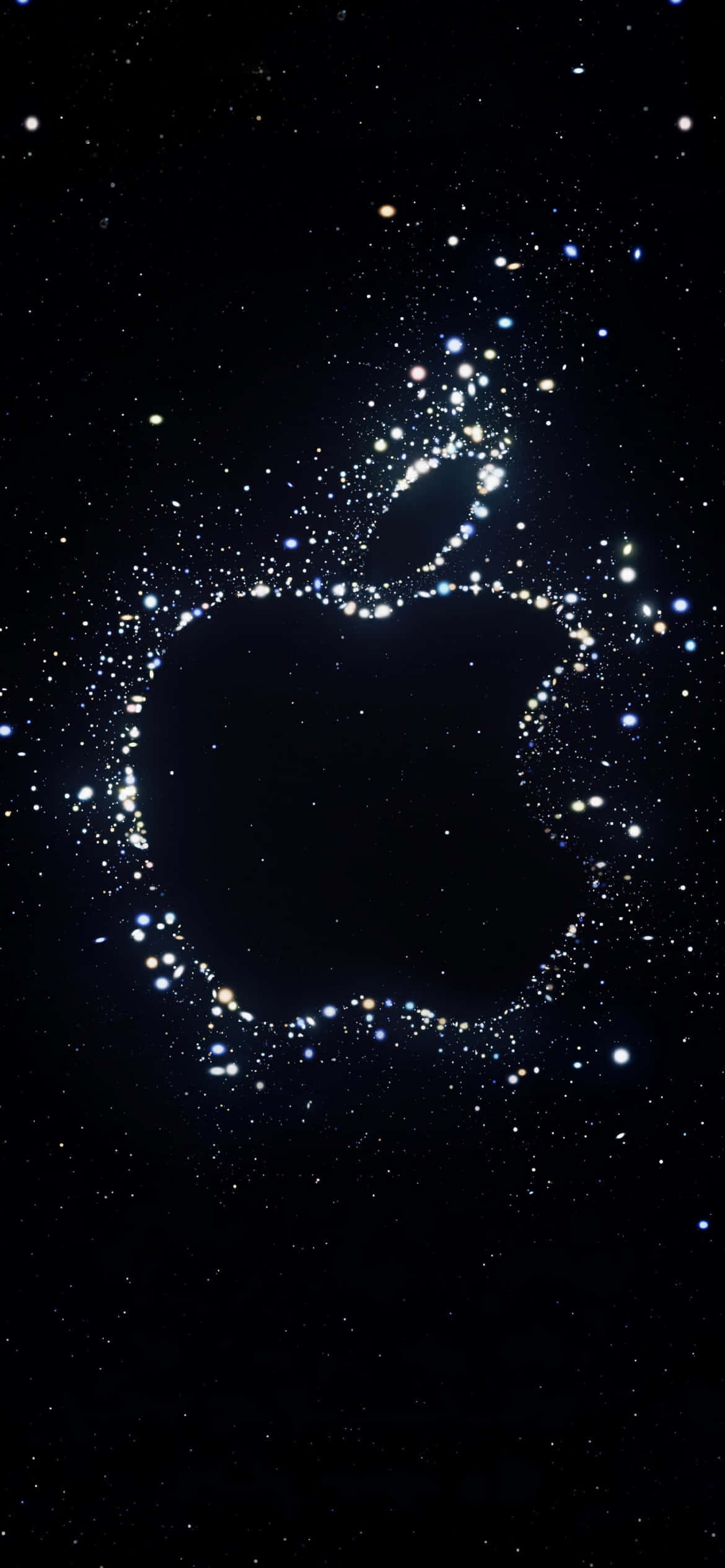 iPhone Xs Max Apple 背景 光粒子 壁纸