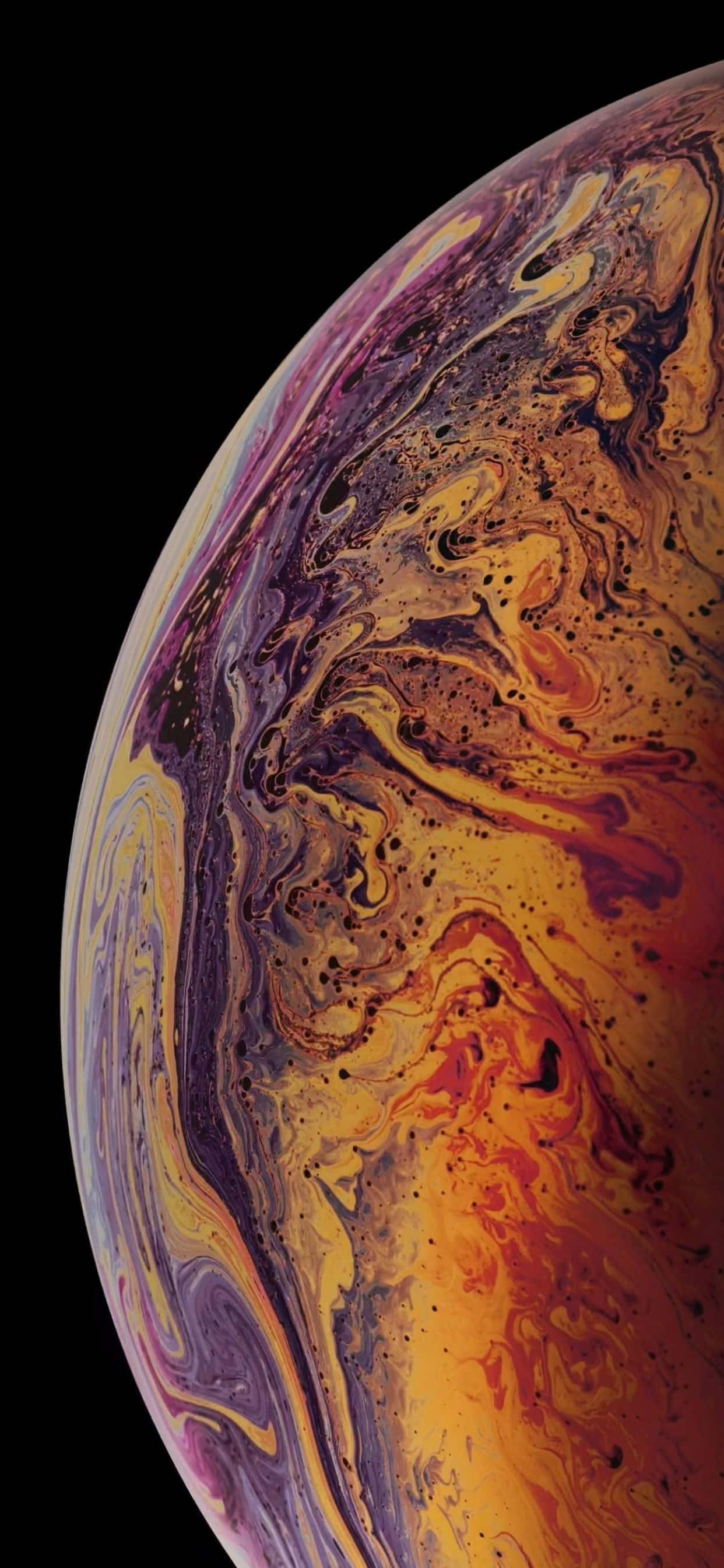 iPhone XS Max屏幕上的星辰宇宙 壁纸