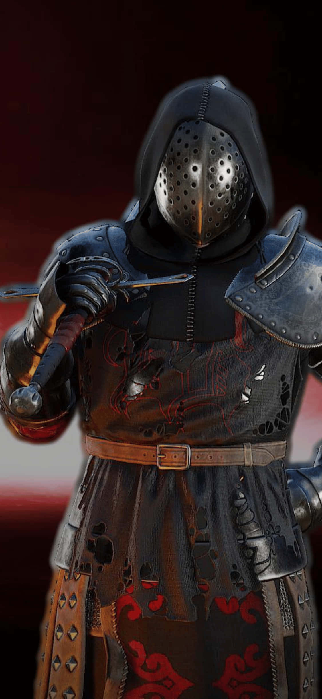 黑色战士 iPhone Xs Mordhau 背景 壁纸