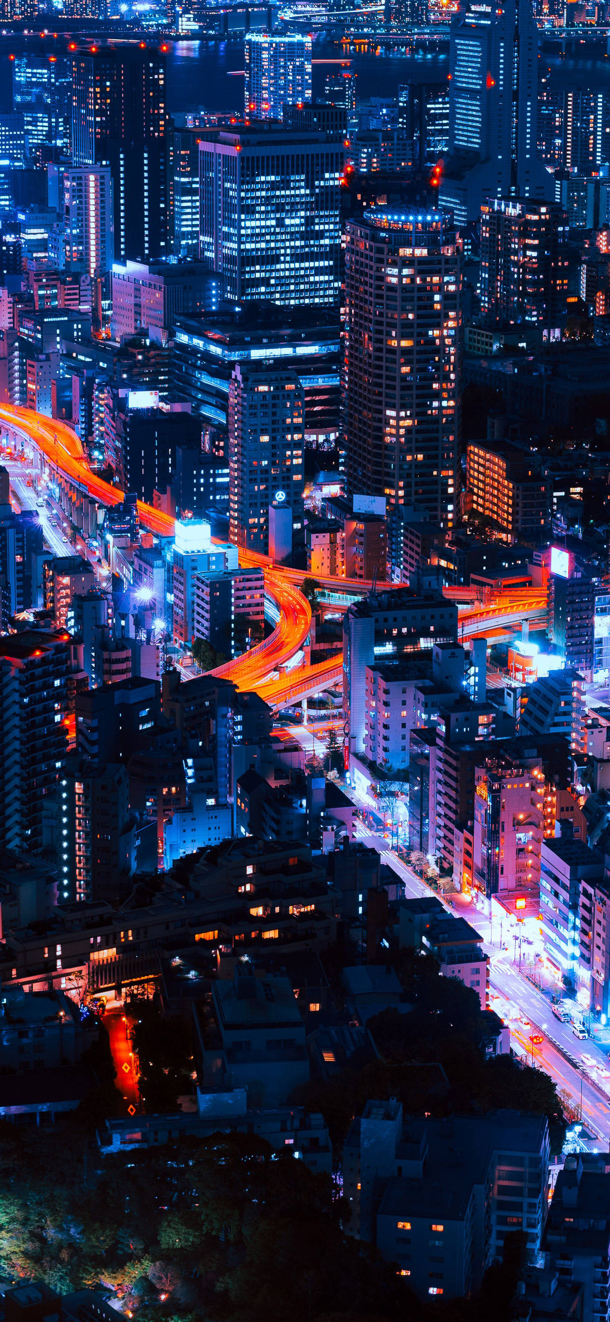 艺术夜景 iPhone Xs 壁纸