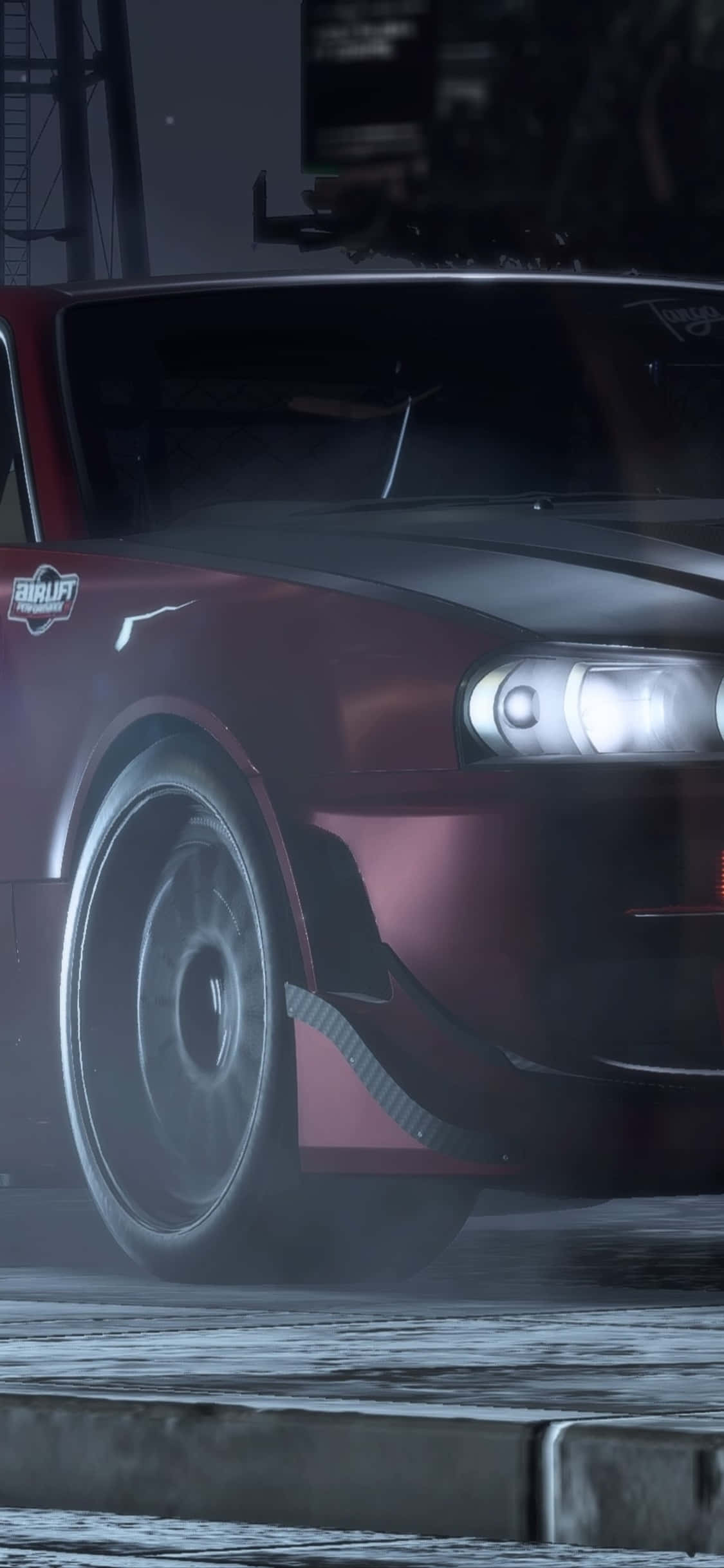 iPhone Xs Need For Speed Payback 背景 深紫色日产 Skyline GT-R 壁纸