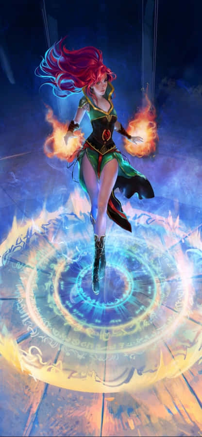 iPhone Xs 游戏《Runescape》背景 – 女巫阿里安 壁纸