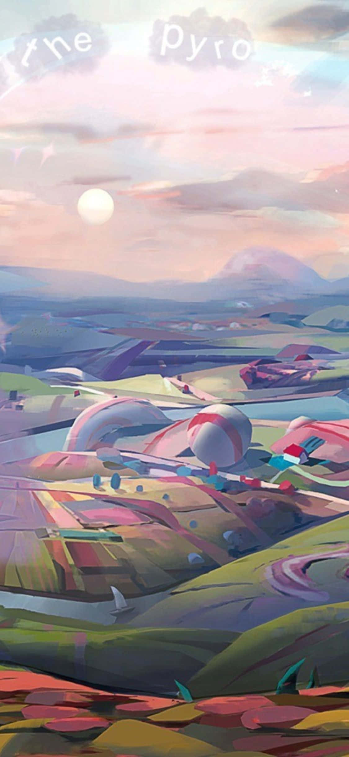 iPhone XS Team Fortress 2 美妙风景背景画 壁纸