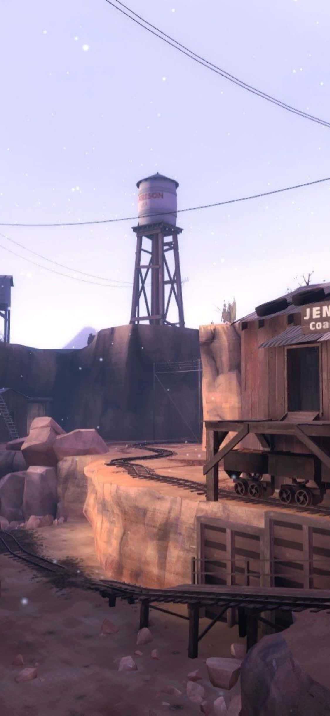 iPhone XS Team Fortress 2 Dustbowl 背景 壁纸