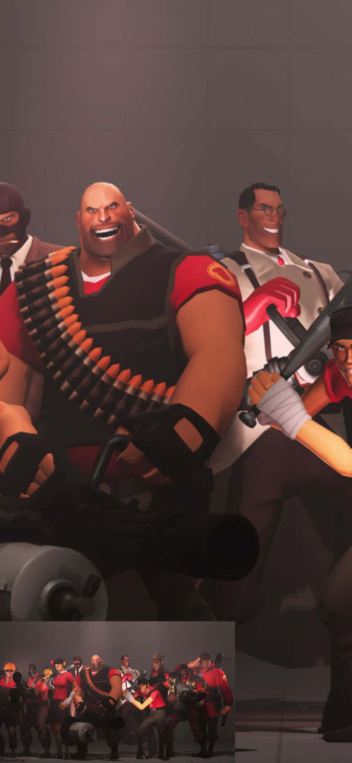 在 iPhone XS 上玩 Team Fortress 2 壁纸