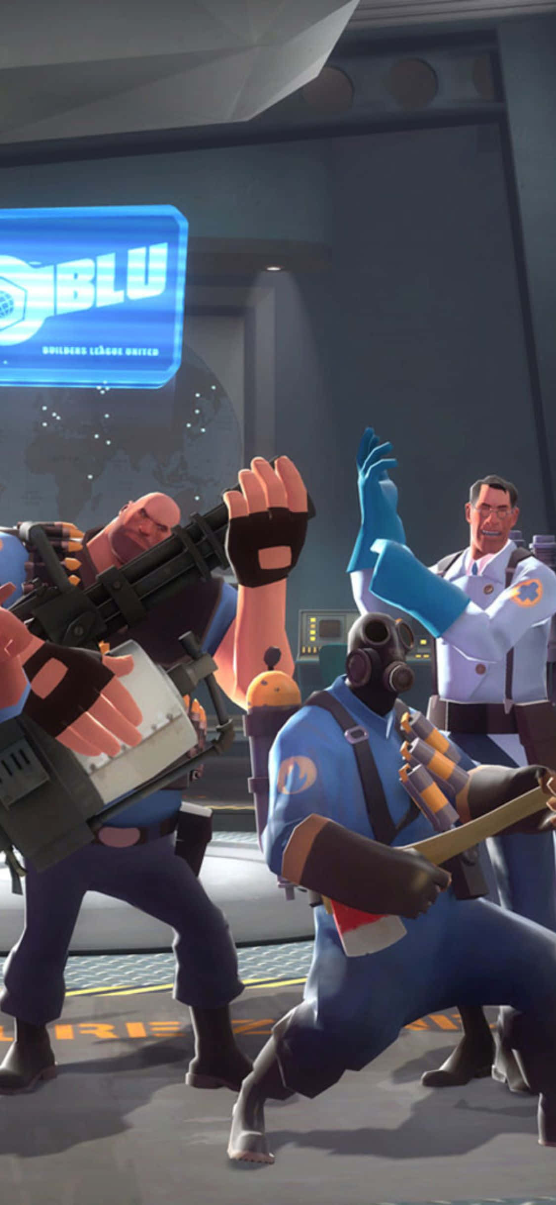 iPhone XS Team Fortress 2 搞笑背景 壁纸
