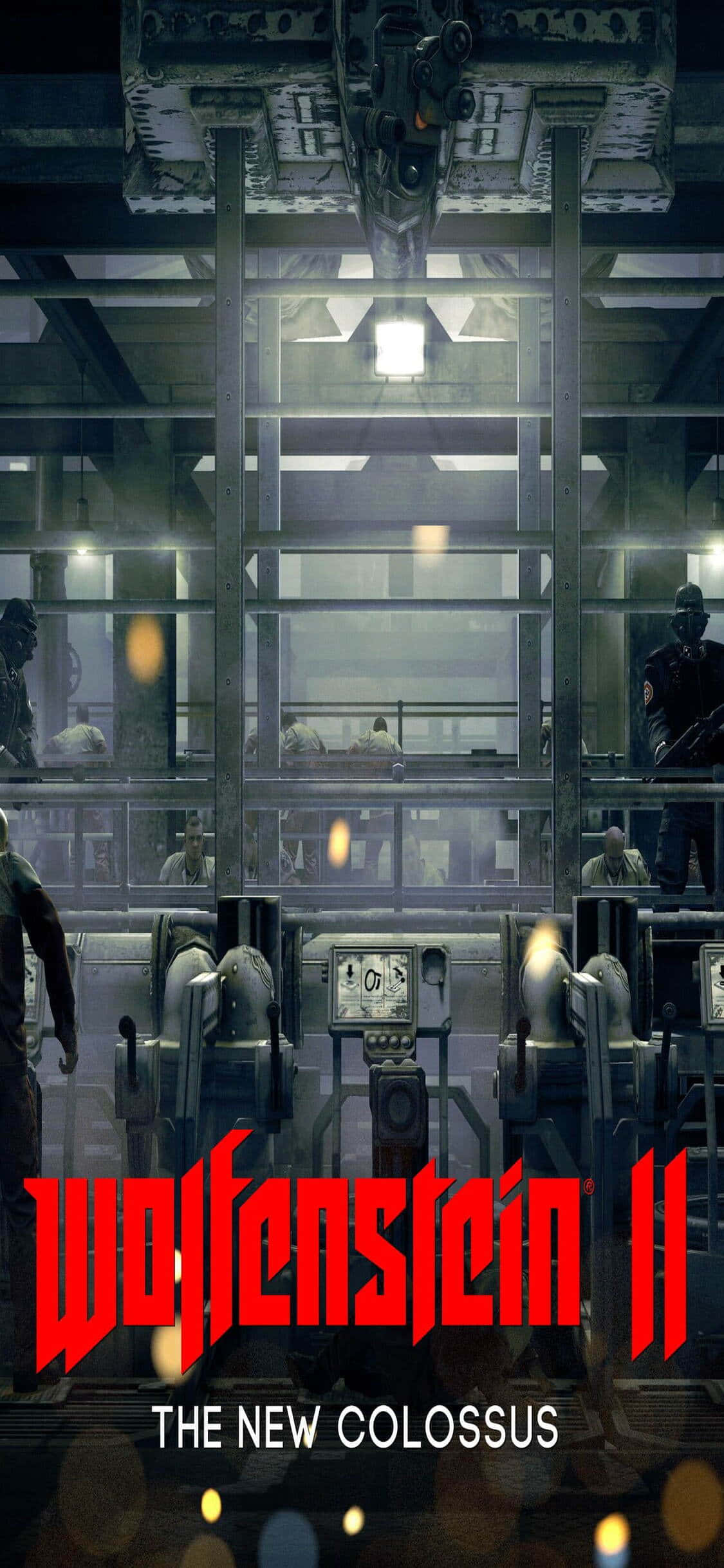 iPhone Xs Wolfenstein II 仓库基地背景 壁纸