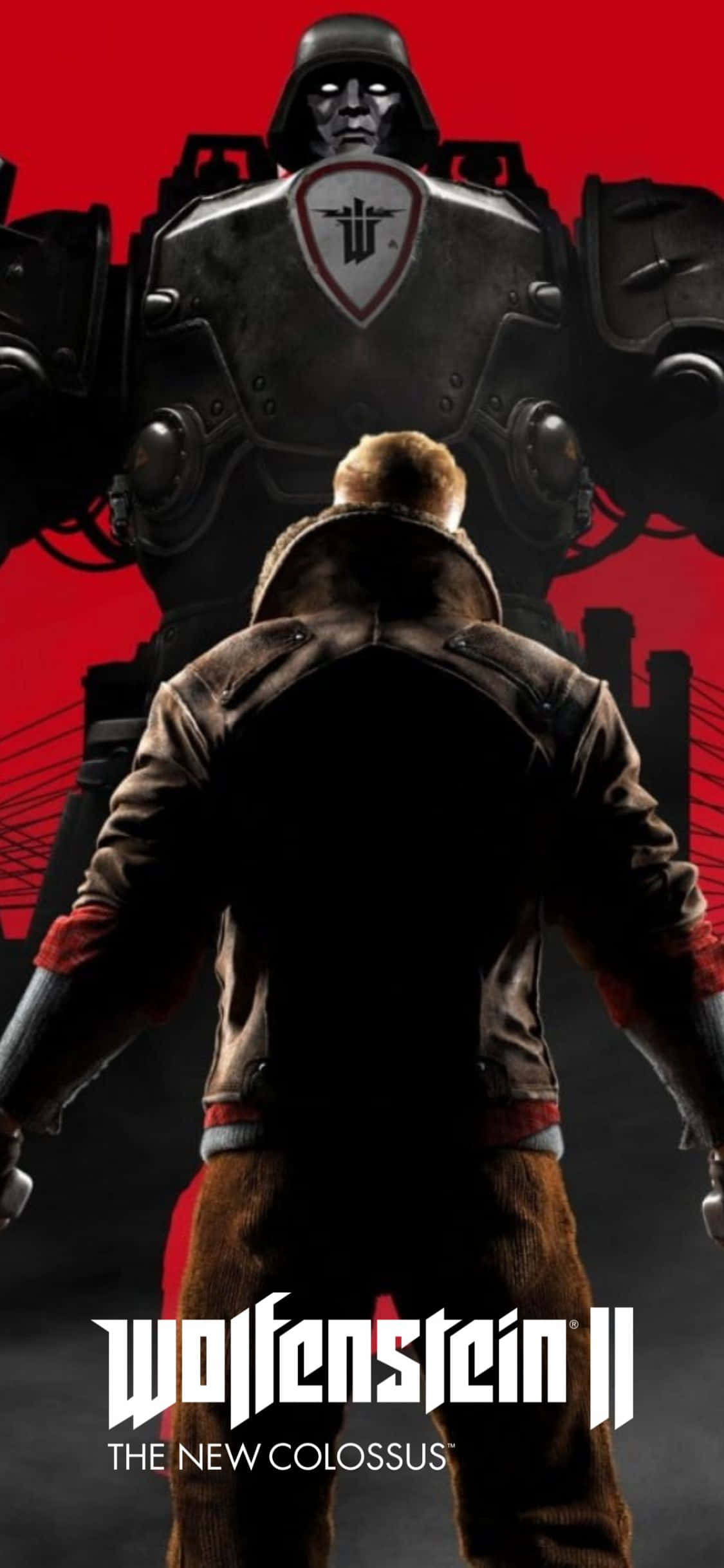 iPhone XS《Wolfenstein II》对峙背景 壁纸