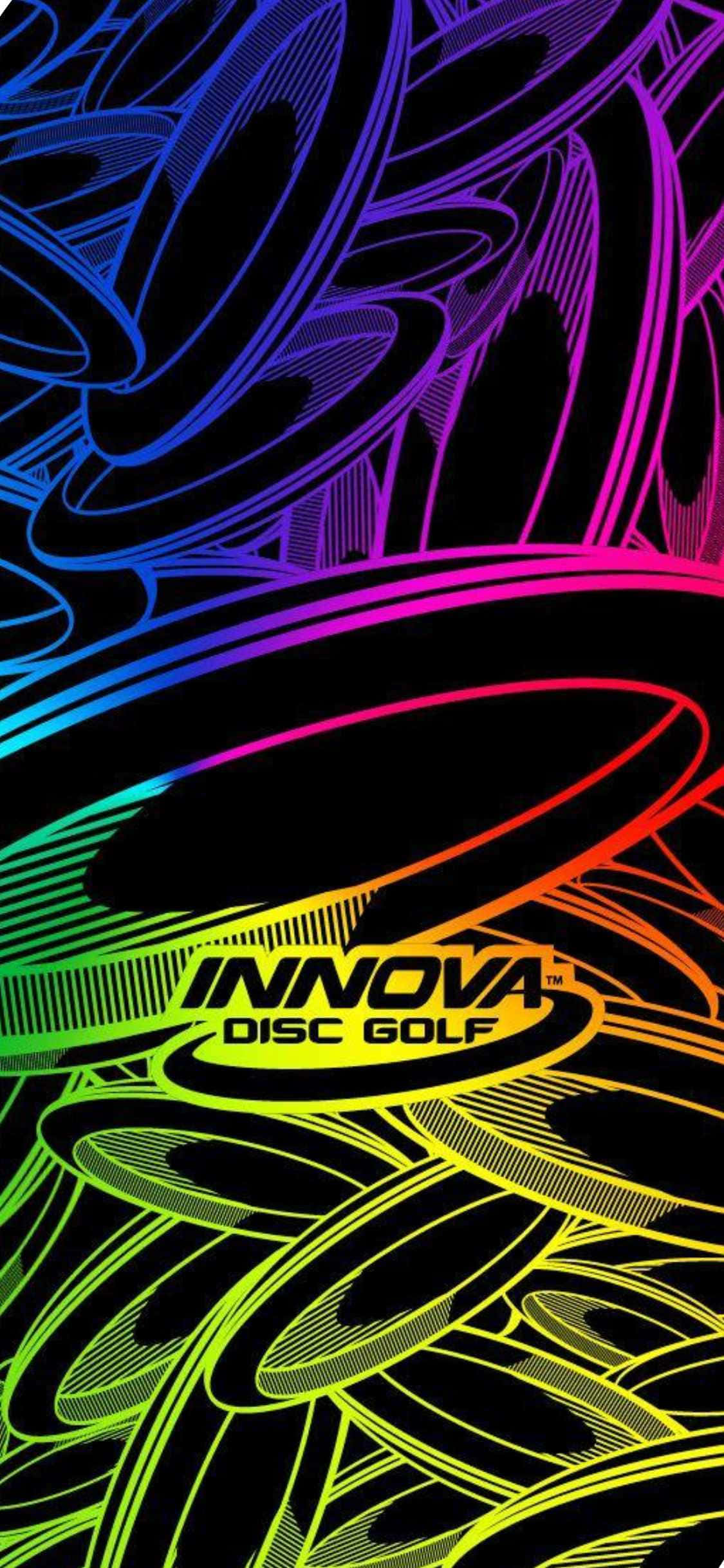 iPhone X终极飞盘背景Innova 壁纸