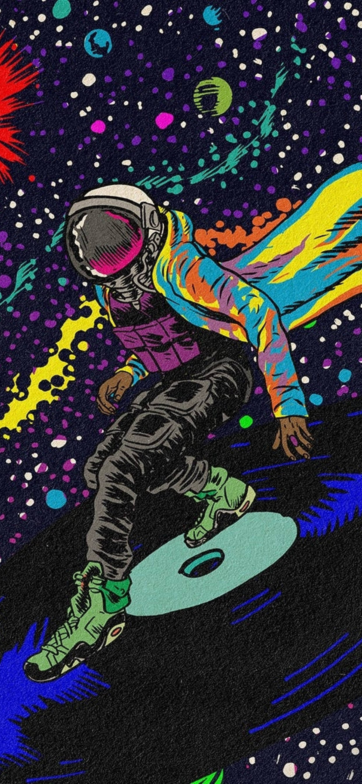 借助iPhone的力量穿越到Astroworld 壁纸