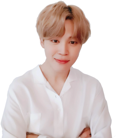 Jimin微笑白衬衫 壁纸