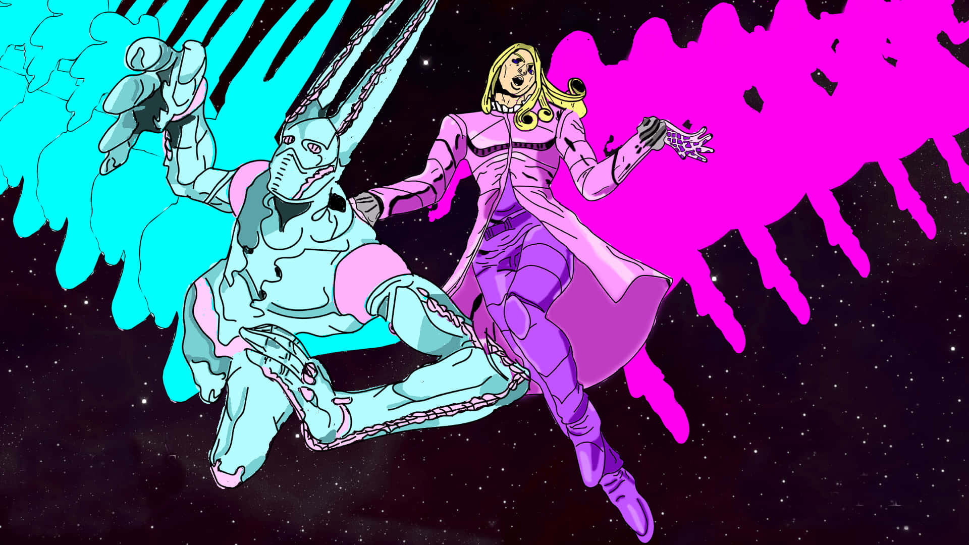 JoJo的奇妙冒险 漫画 法尼·瓦伦泰与D4C 壁纸