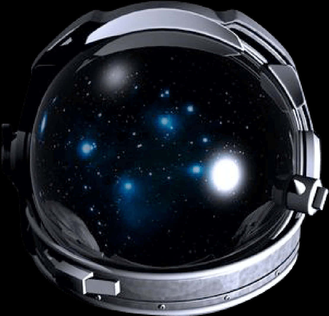 宇航员头盔星空太空反射.JPG 壁纸