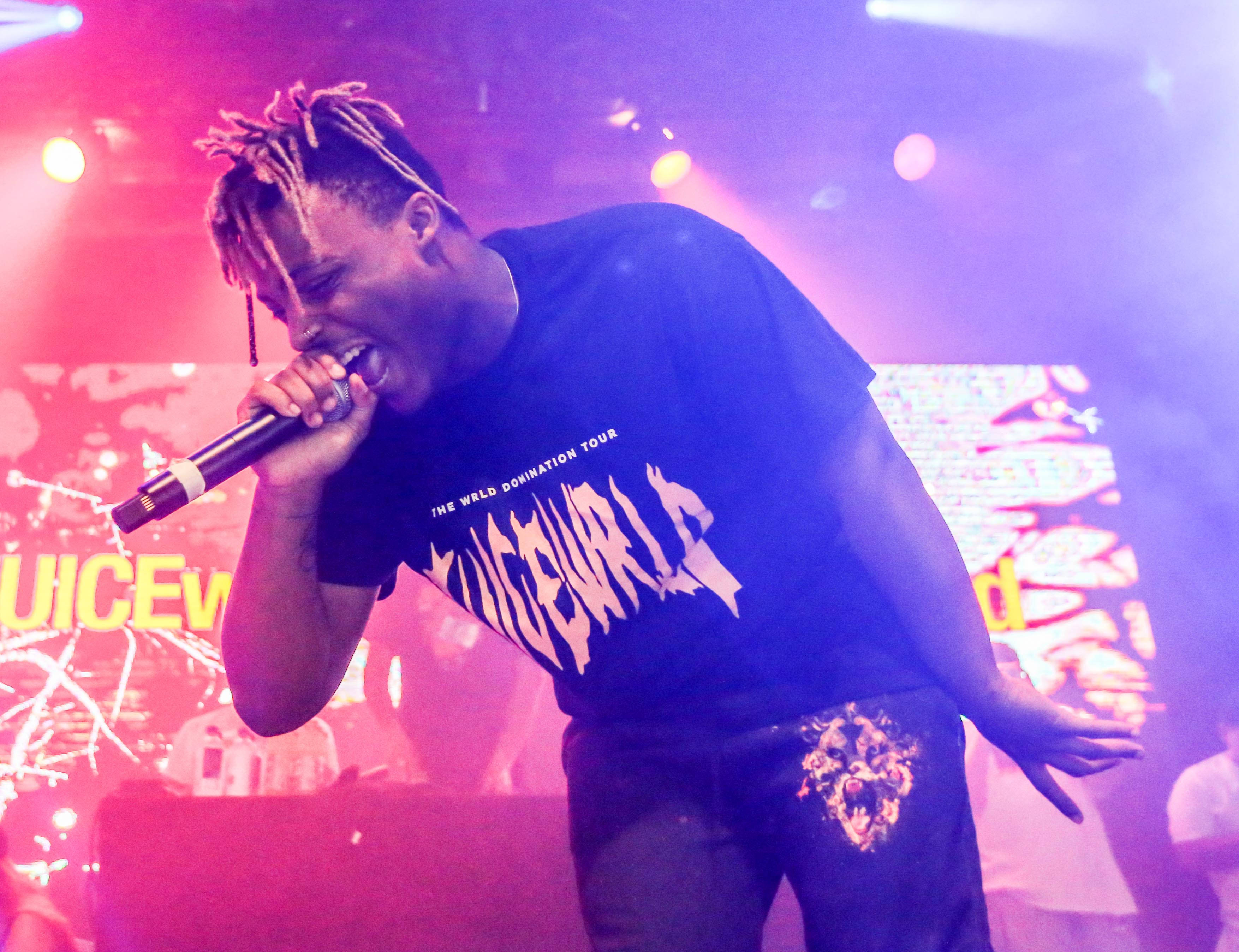 Juice Wrld 舞台演出 4K 壁纸