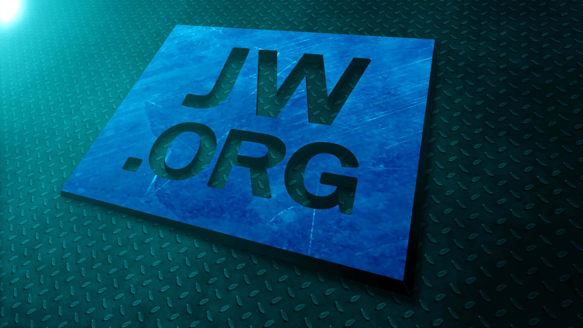 JWorg标志刻于钢板之上 壁纸
