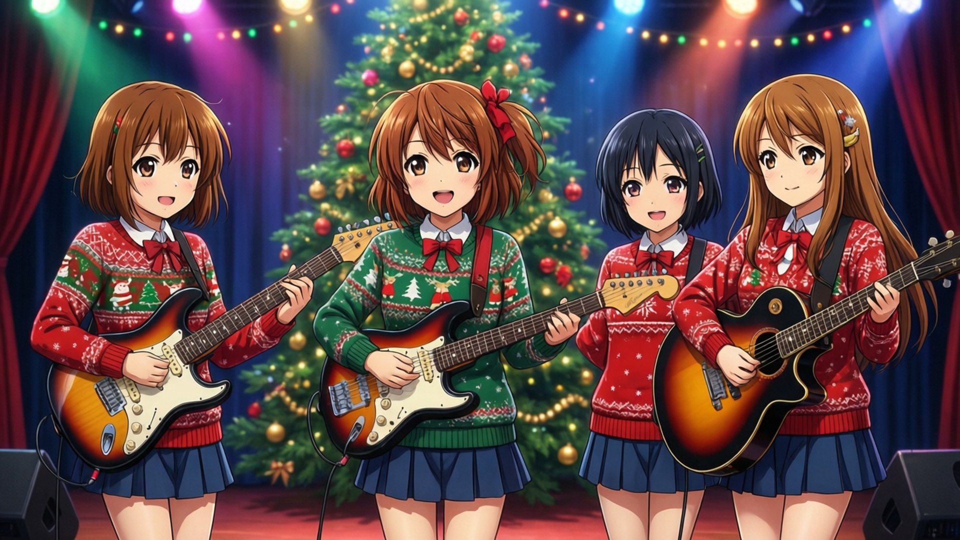 K-On! 圣诞演唱会 壁纸